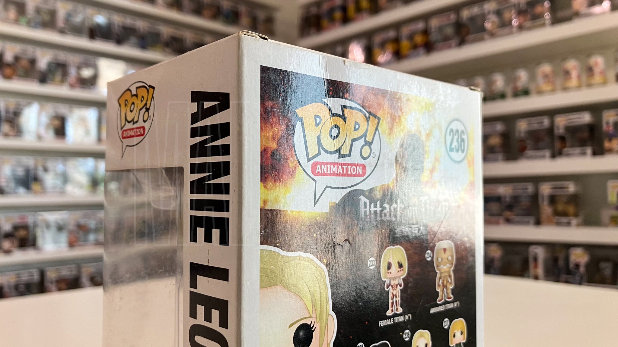 Funko Pop Anime Attack on Titan Annie Leonhart Vaulted 236