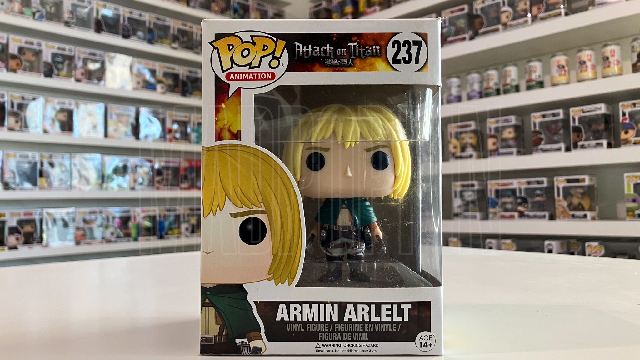 Funko Pop Anime Attack on Titan Armin Arlelt FYE Exclusive 237