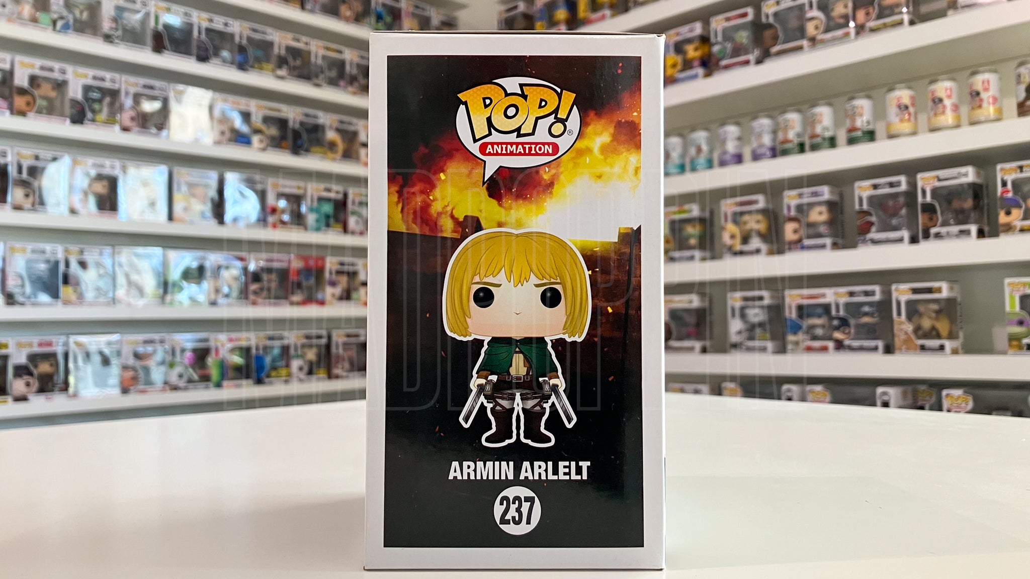 Funko Pop Anime Attack on Titan Armin Arlelt FYE Exclusive 237