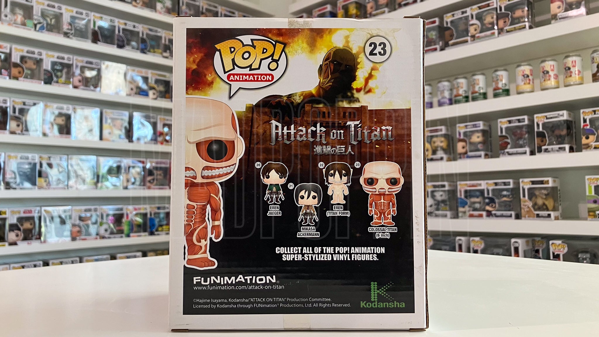 Funko Pop Anime Attack on Titan Colossal Titan 6 Inch Vaulted 23