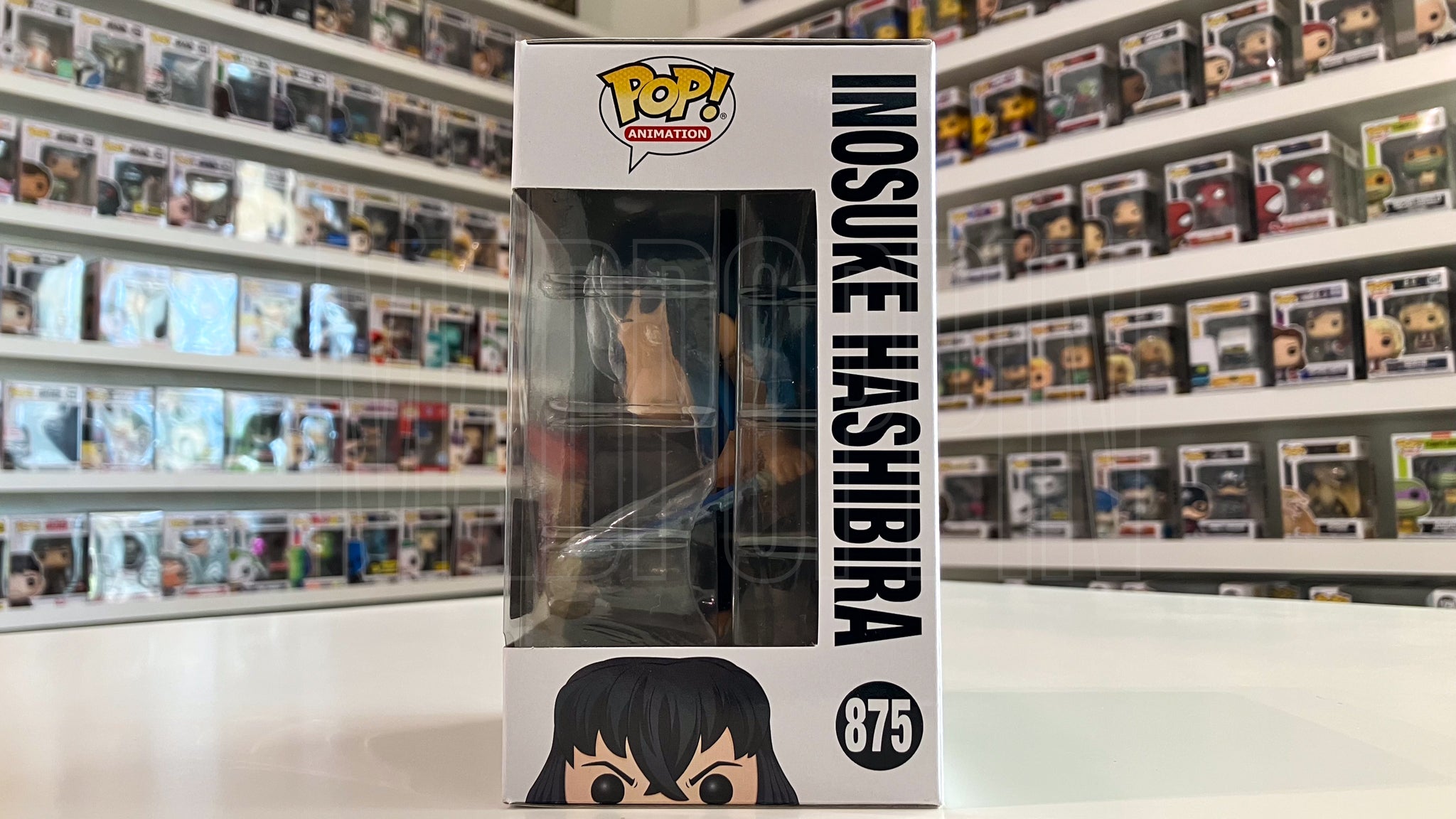 Funko Pop Animation Demon Slayer Inosuke Hashibira Flocked Chase Chalice 875