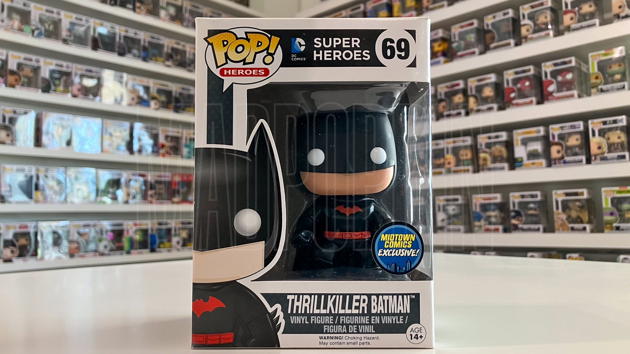 Funko Pop Heroes DC Super Heroes Thrillkiller Batman Midtown Comics Exclusive 69