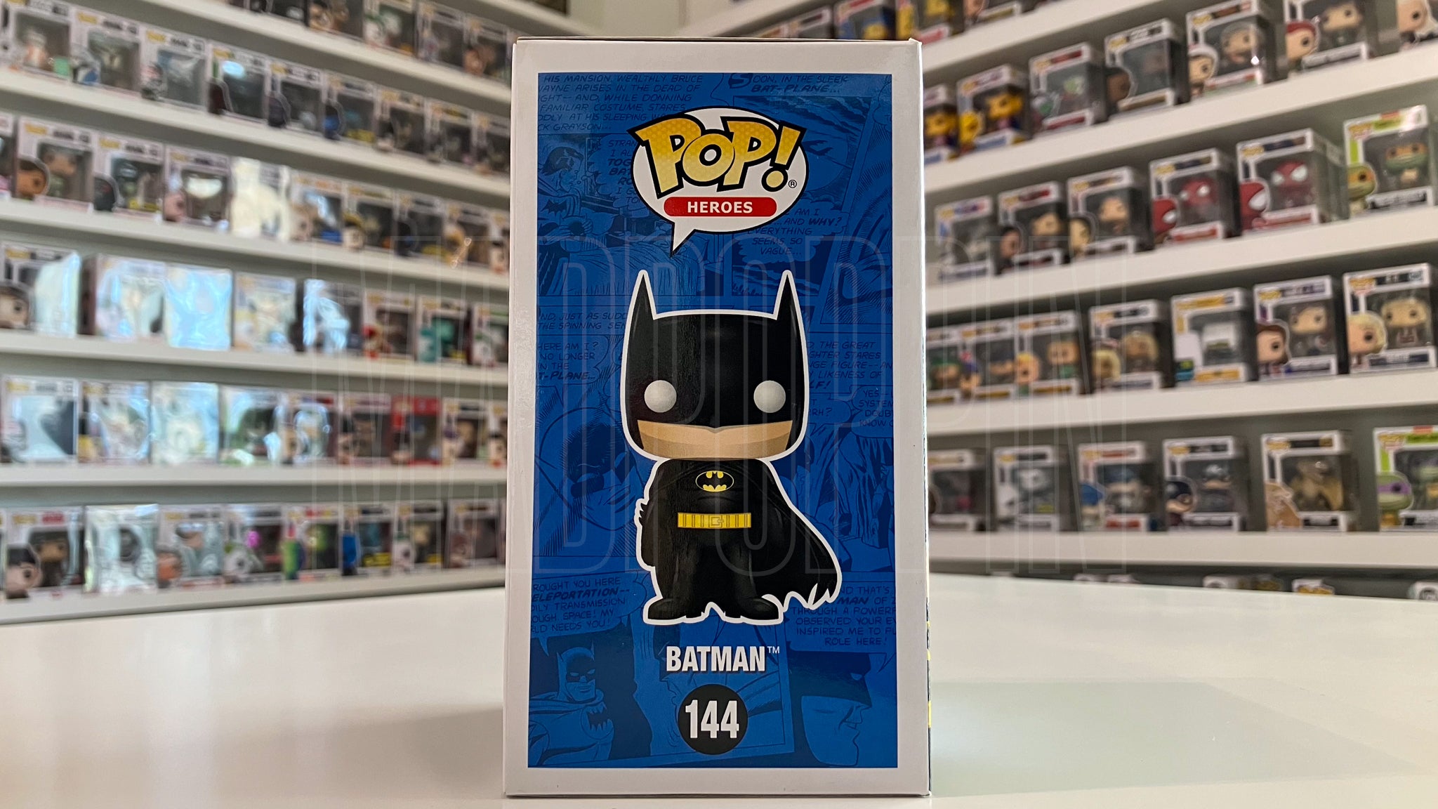 Funko Pop Heroes DC Super Heroes Black Chrome Batman NYCC Exclusive 144