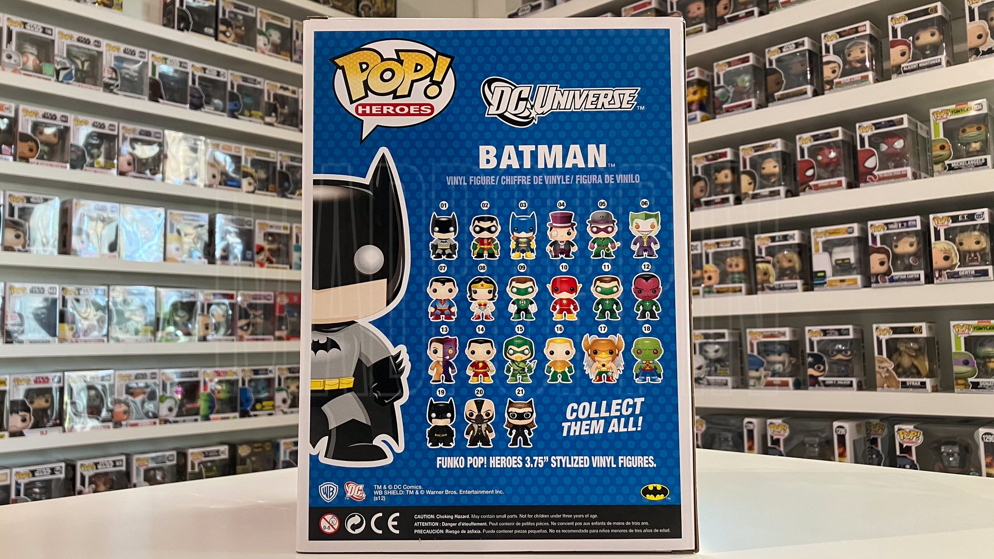 Funko Pop Heroes DC Universe Batman Blue Giant 9 Inch Chase PopLife Sticker
