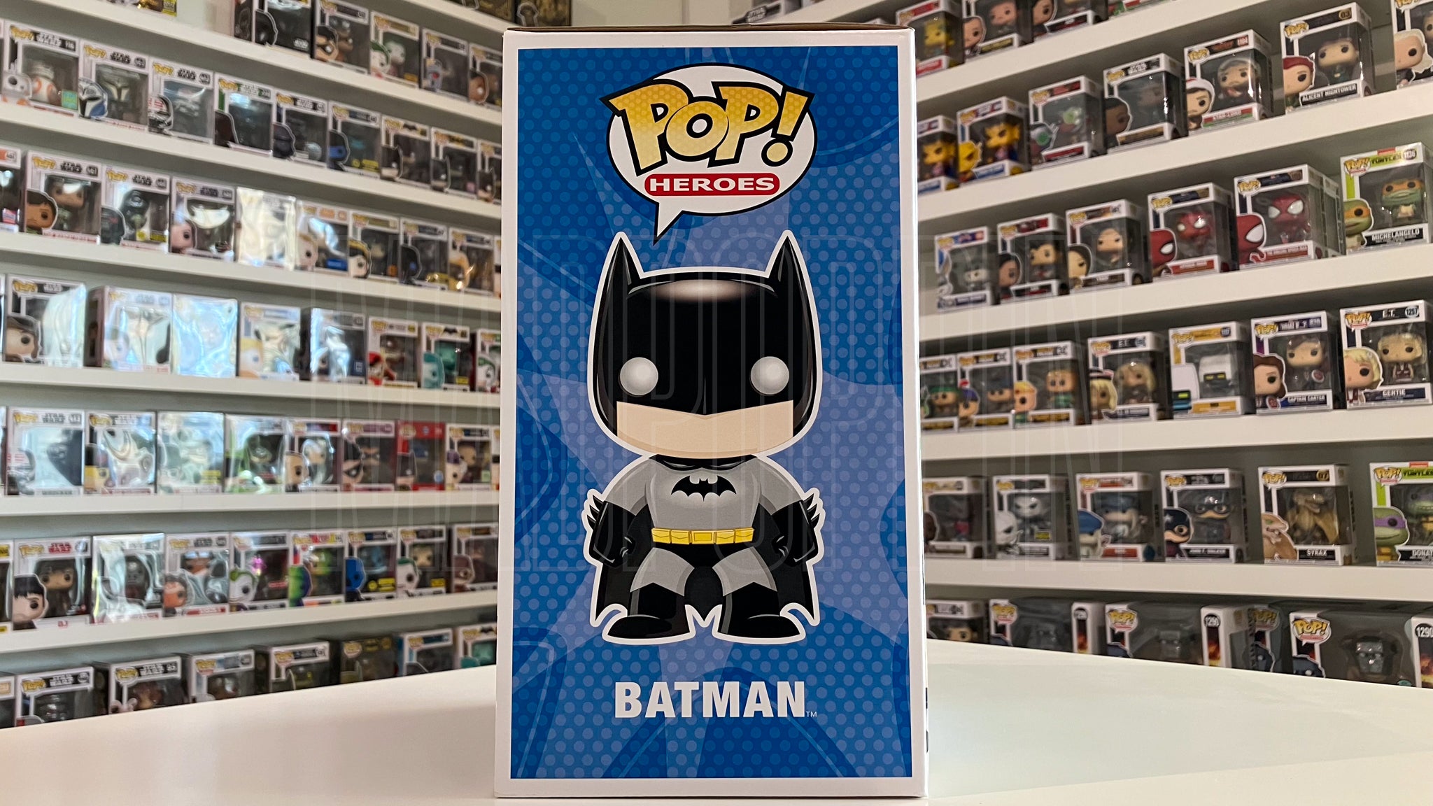Funko Pop Heroes DC Universe Batman Blue Giant 9 Inch Chase PopLife Sticker
