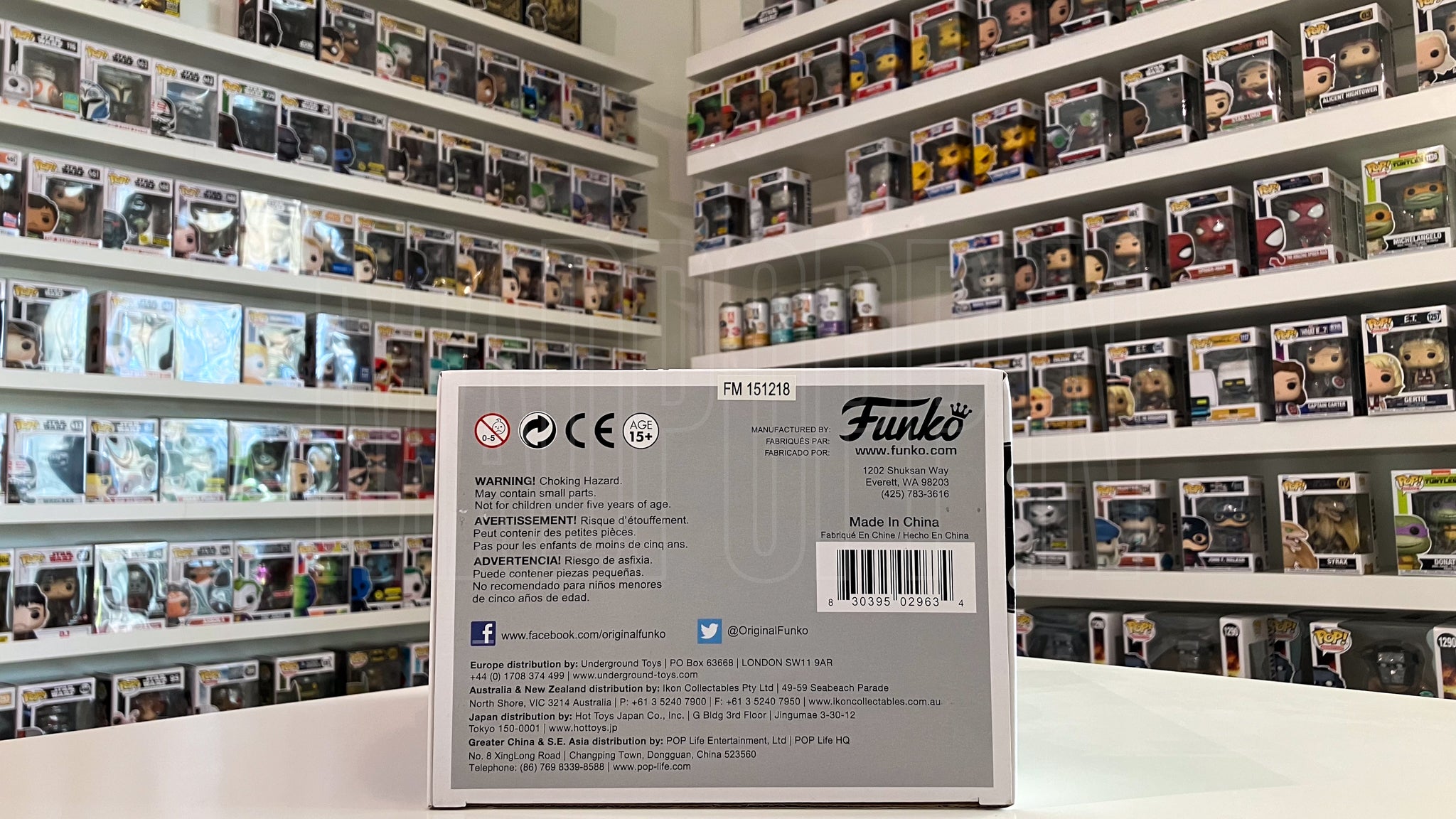 Funko Pop Heroes DC Universe Batman Blue Giant 9 Inch Chase PopLife Sticker