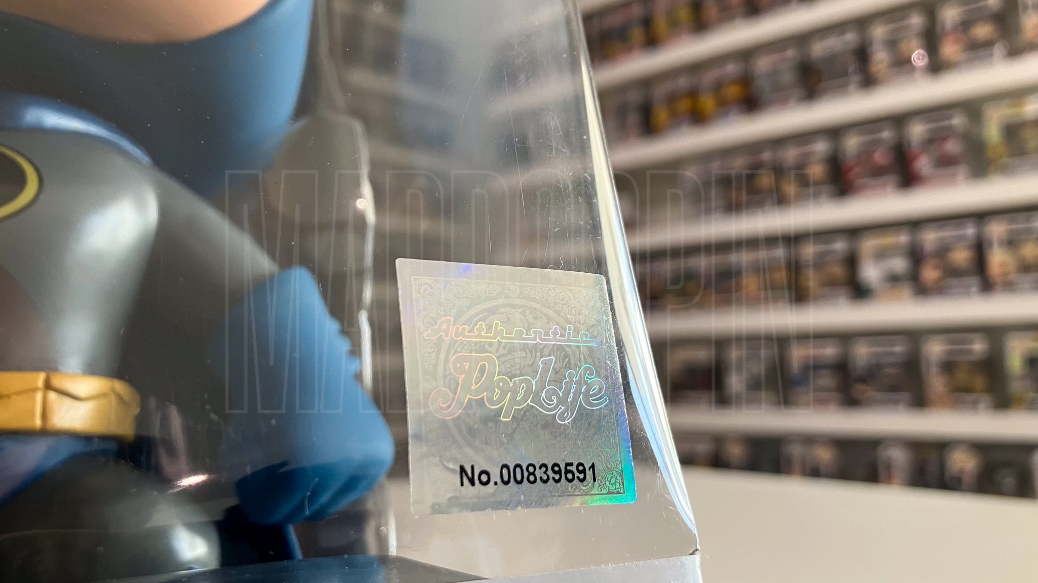 Funko Pop Heroes DC Universe Batman Blue Giant 9 Inch Chase PopLife Sticker