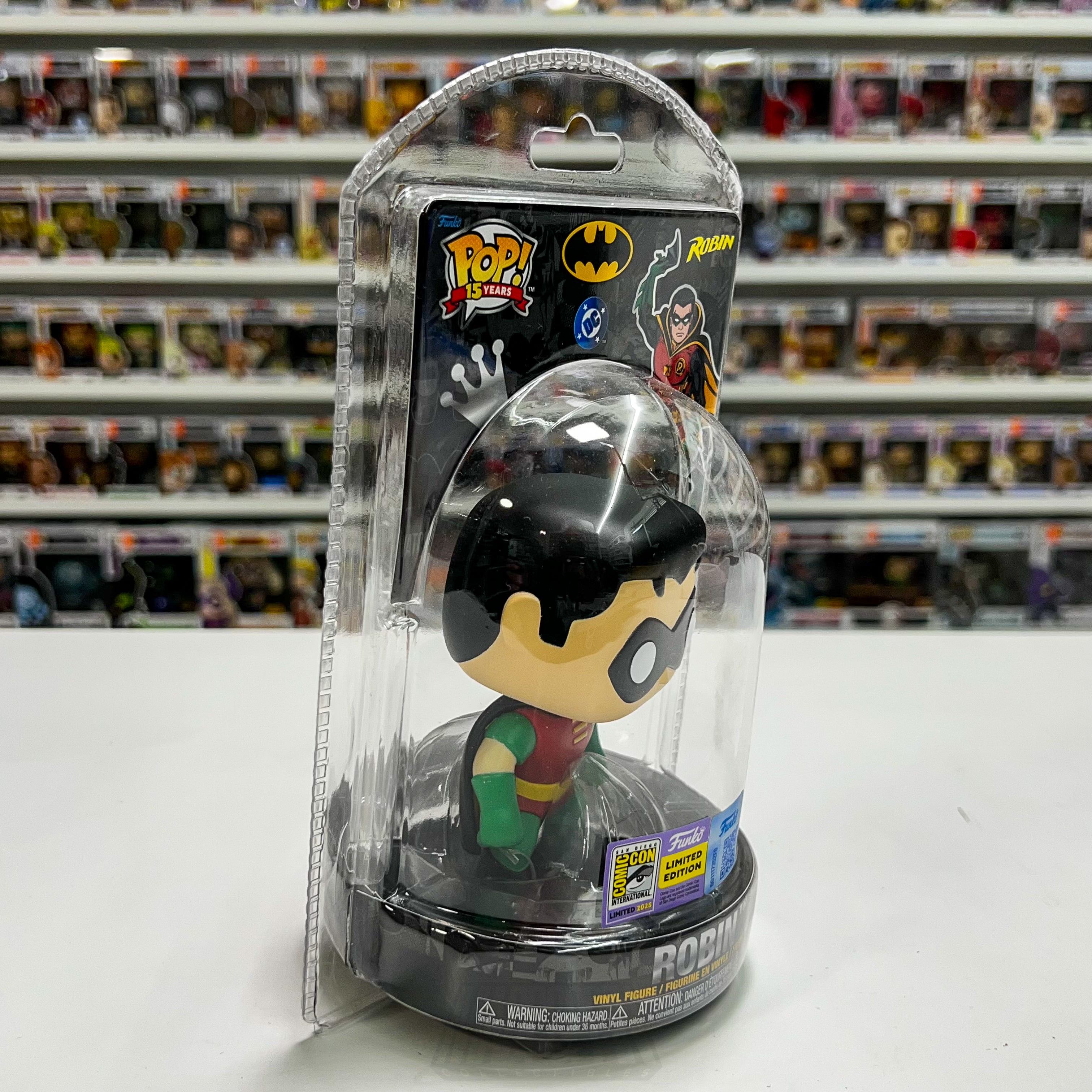 Funko Pop DC Heroes Robin Clamshell SDCC 2025 Exclusive LE 2010 Pcs Boy Wonder