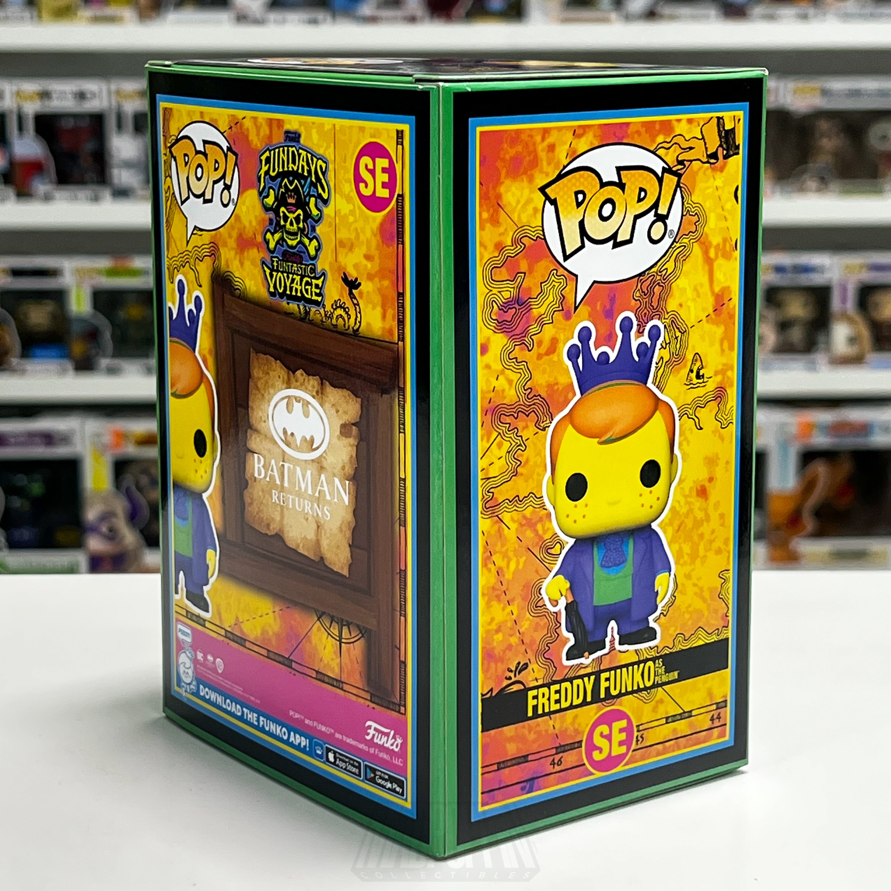 Funko Pop Fundays Funtastic Voyage Freddy as Penguin Blacklight 250 PCS SE Show