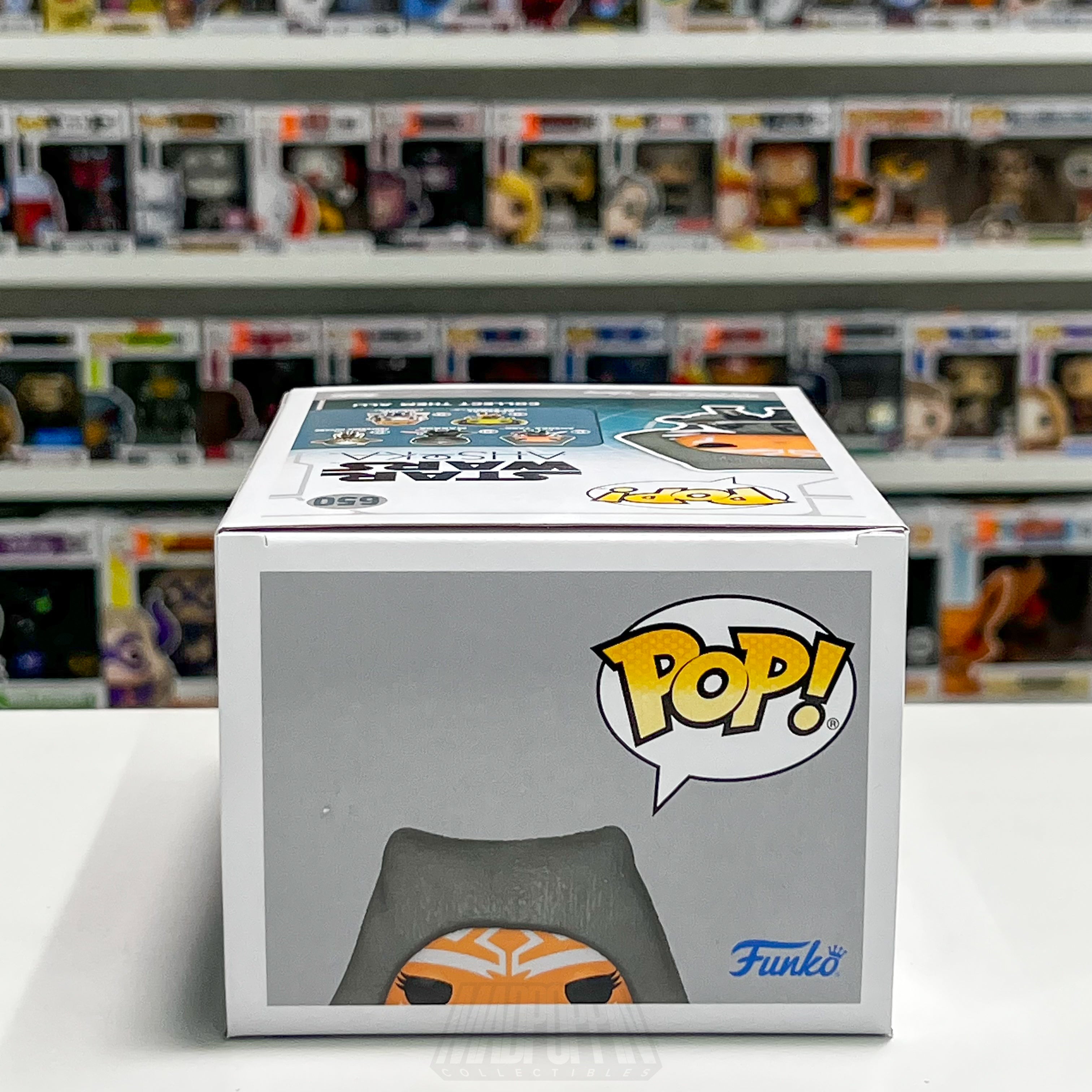 Funko Pop Star Wars Ahsoka Tano 650 Signed Ashley Eckstein Rosario Dawson COA
