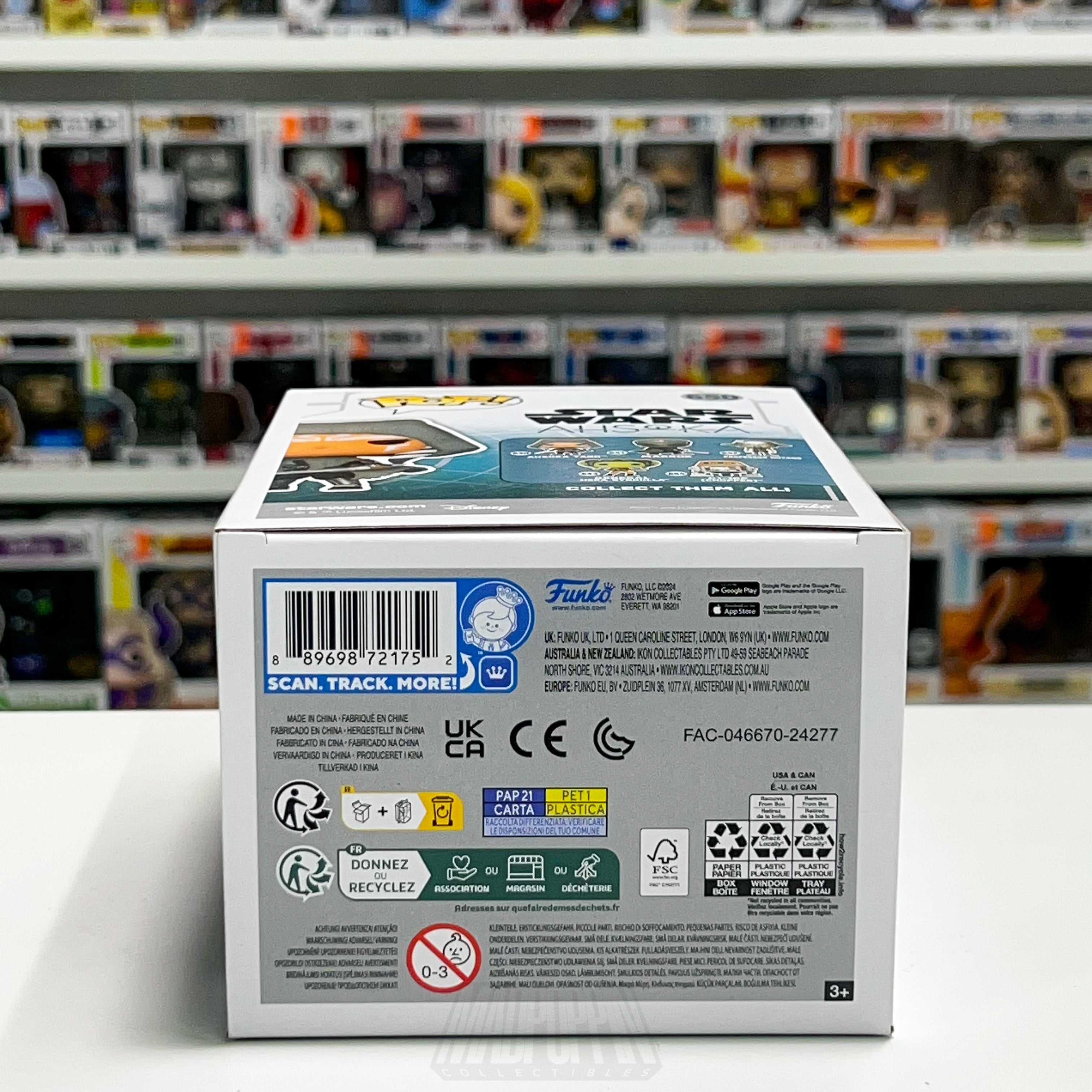 Funko Pop Star Wars Ahsoka Tano 650 Signed Ashley Eckstein Rosario Dawson COA