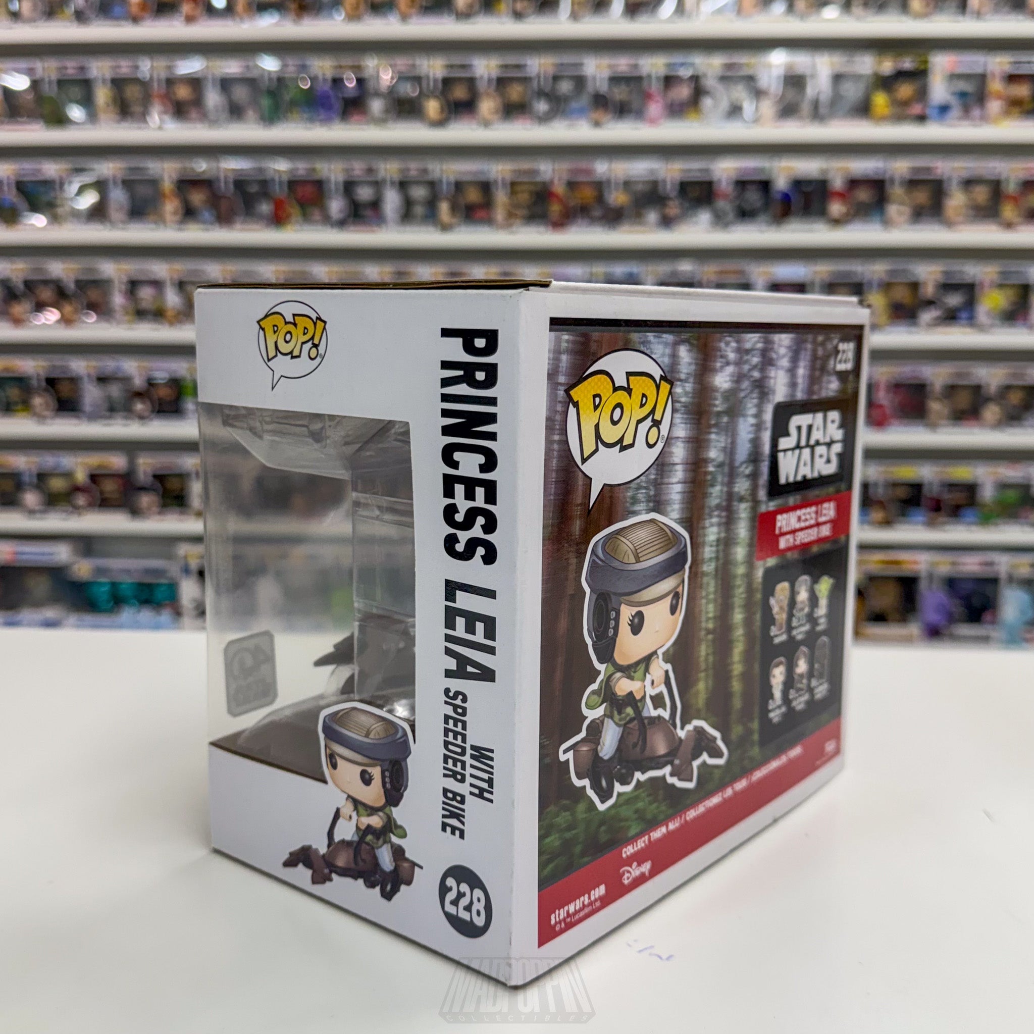 Funko Pop Ride Star Wars 228 Princess Leia Speeder Bike ROTJ 40th Anniversary