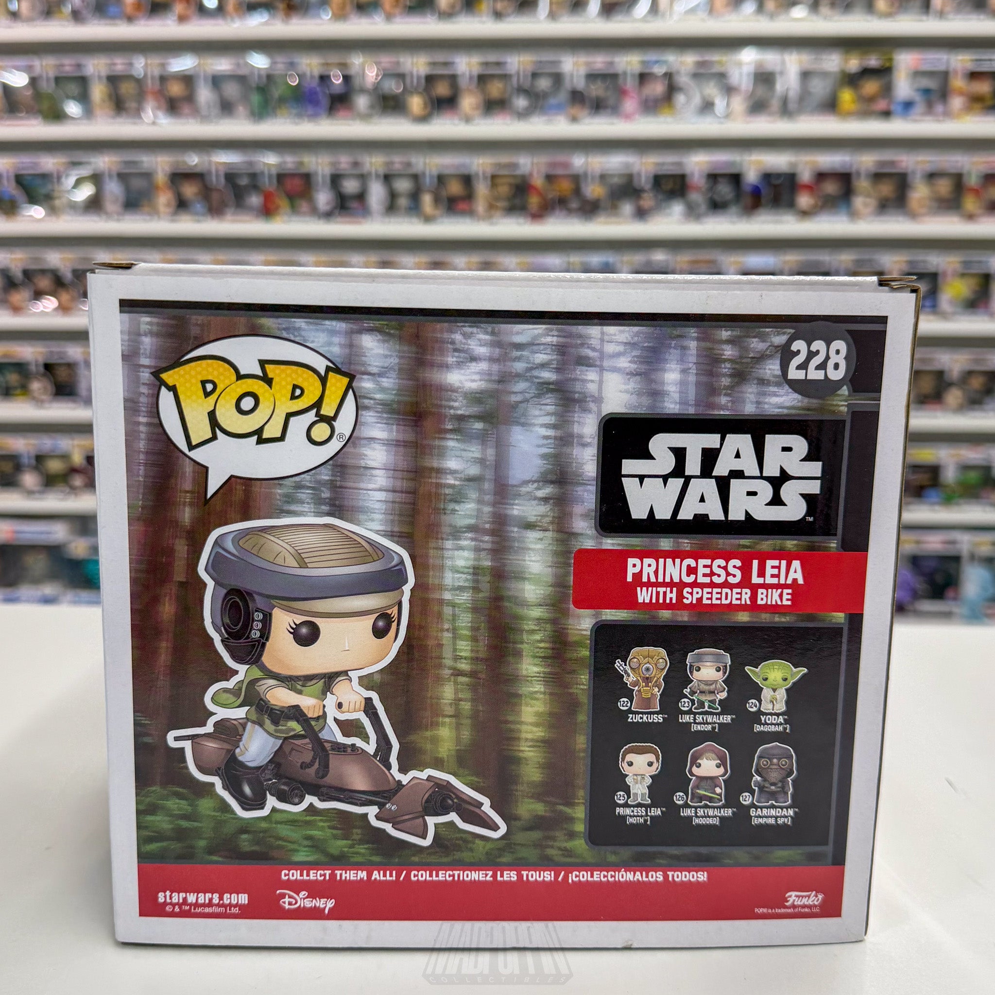 Funko Pop Ride Star Wars 228 Princess Leia Speeder Bike ROTJ 40th Anniversary