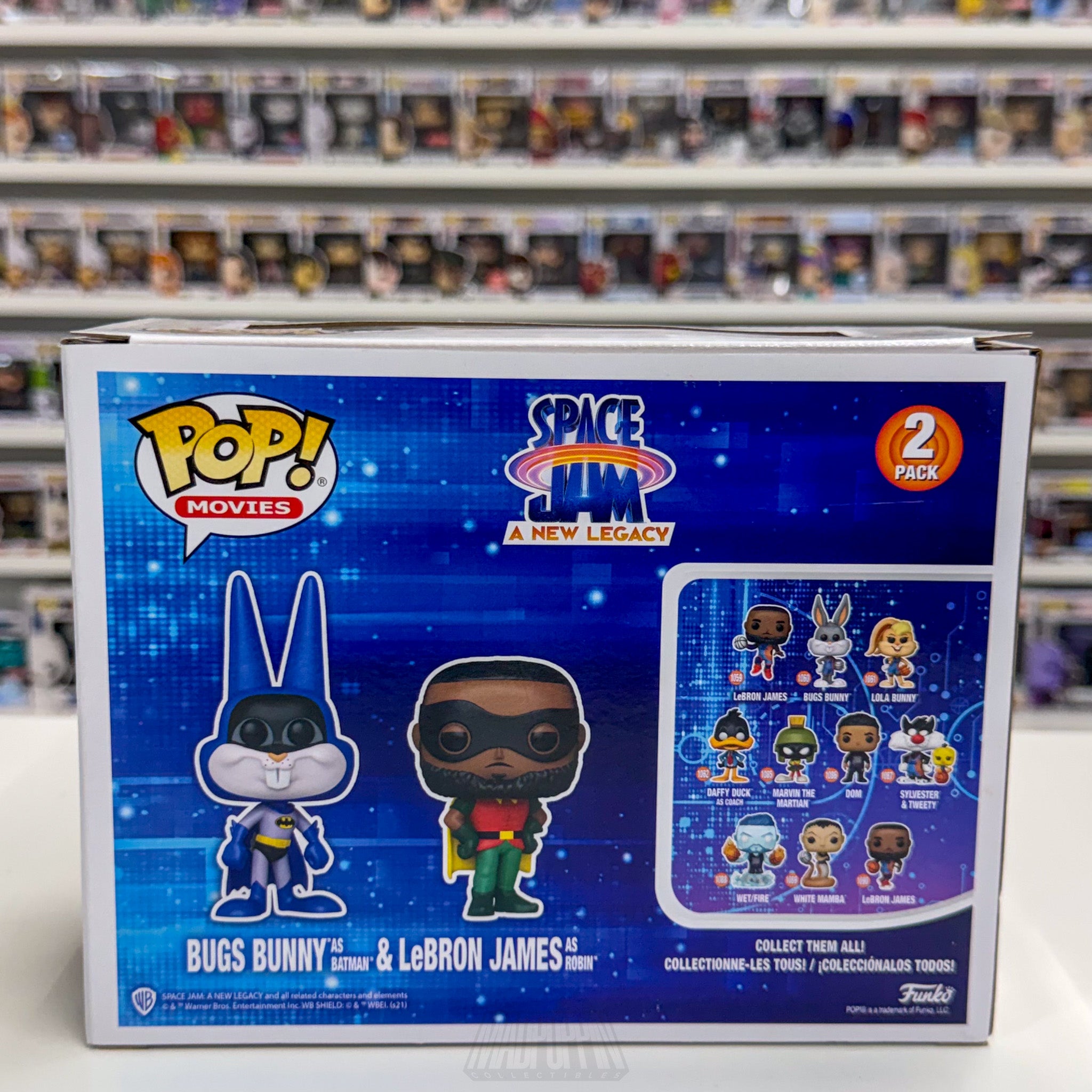 Funko Pop Space Jam A New Legacy 2-Pack Bugs Bunny Batman & LeBron Robin Target