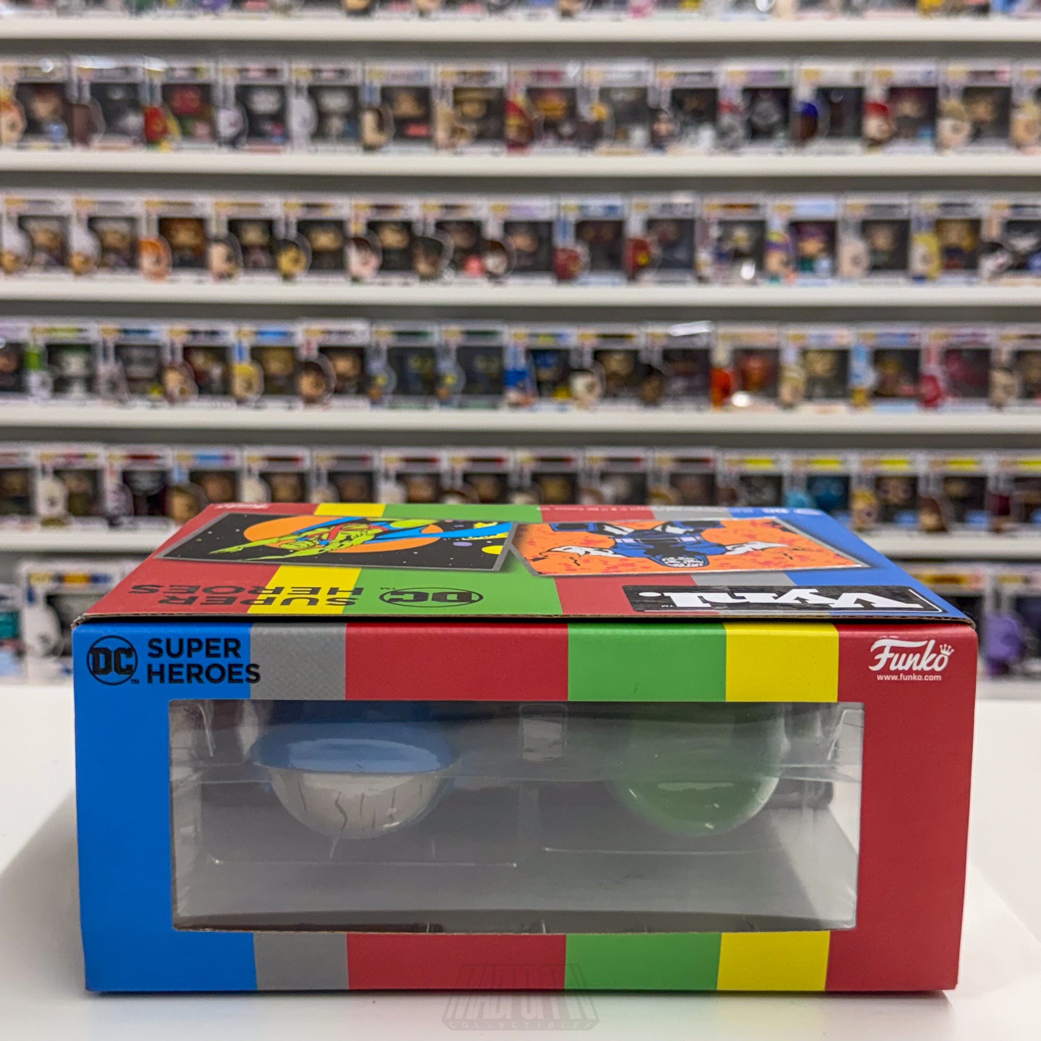 Funko Vynl DC Super Heroes Darkseid + Martian Manhunter 2Pack Toy Vinyl Figures