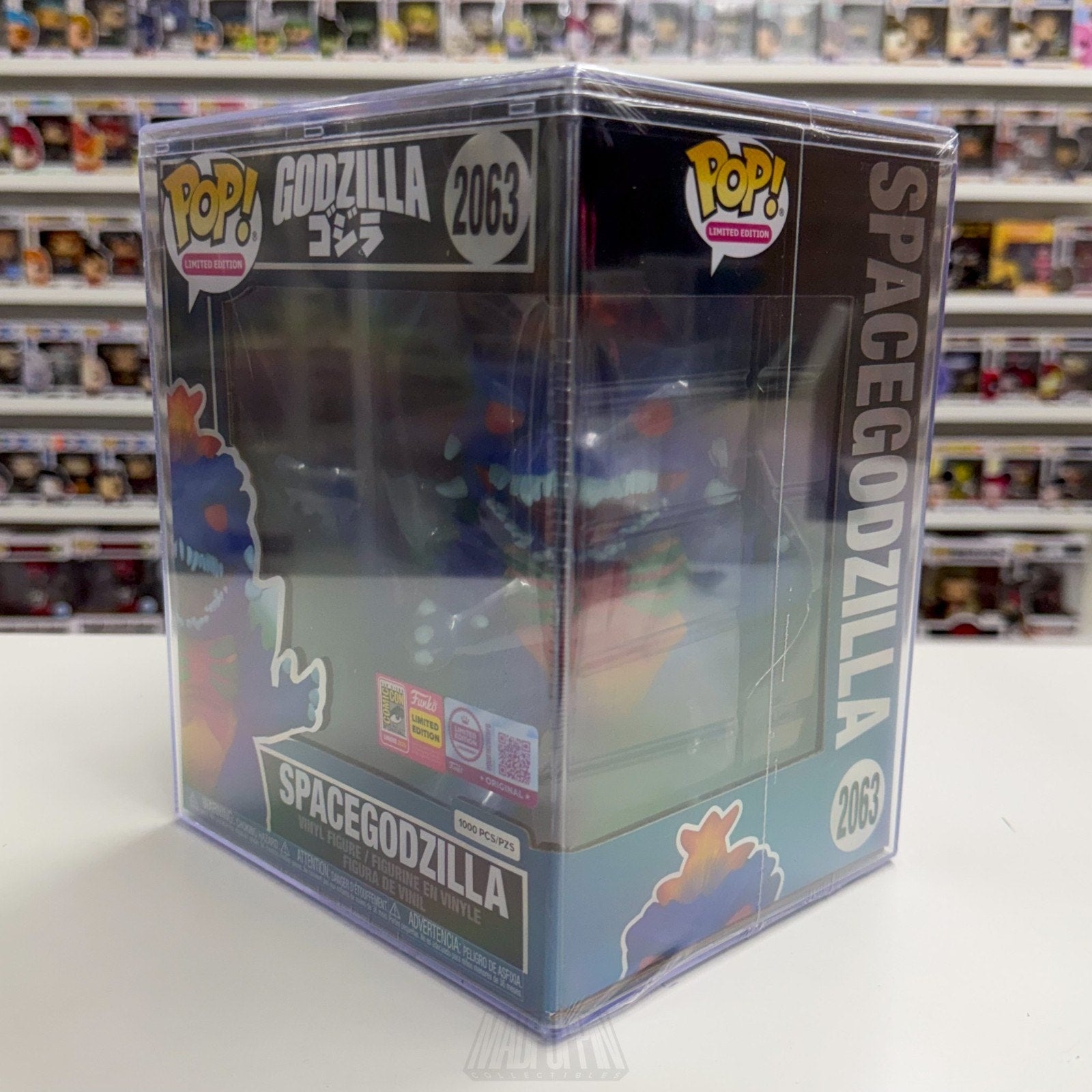 Funko Pop Godzilla SpaceGodzilla 2063 LE 1000 SDCC 2026 LEGENDARY 6" CON STICKER