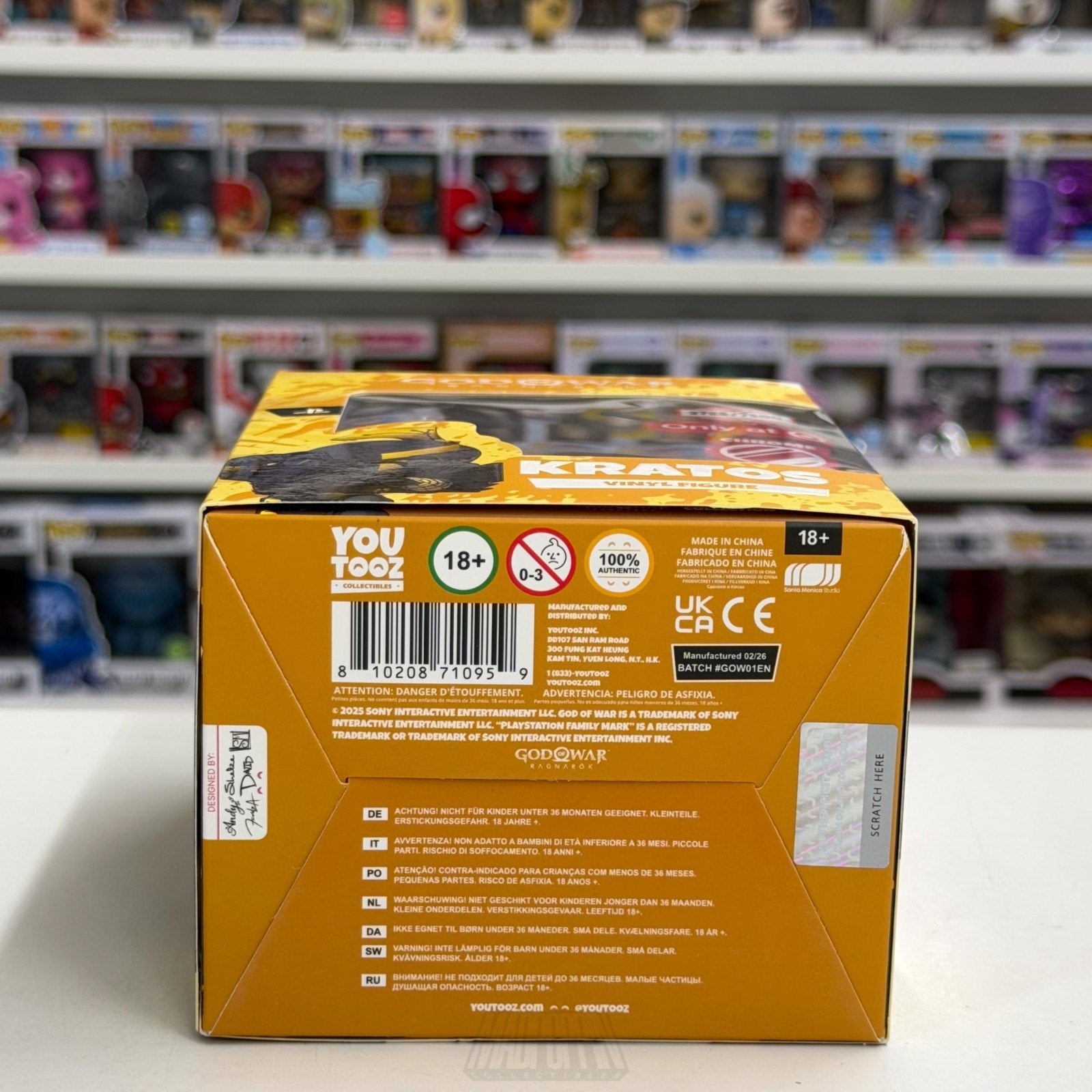 Youtooz God of War Ragnarok Chrome Target Exclusive 2755/7500 Toy Vinyl Figure