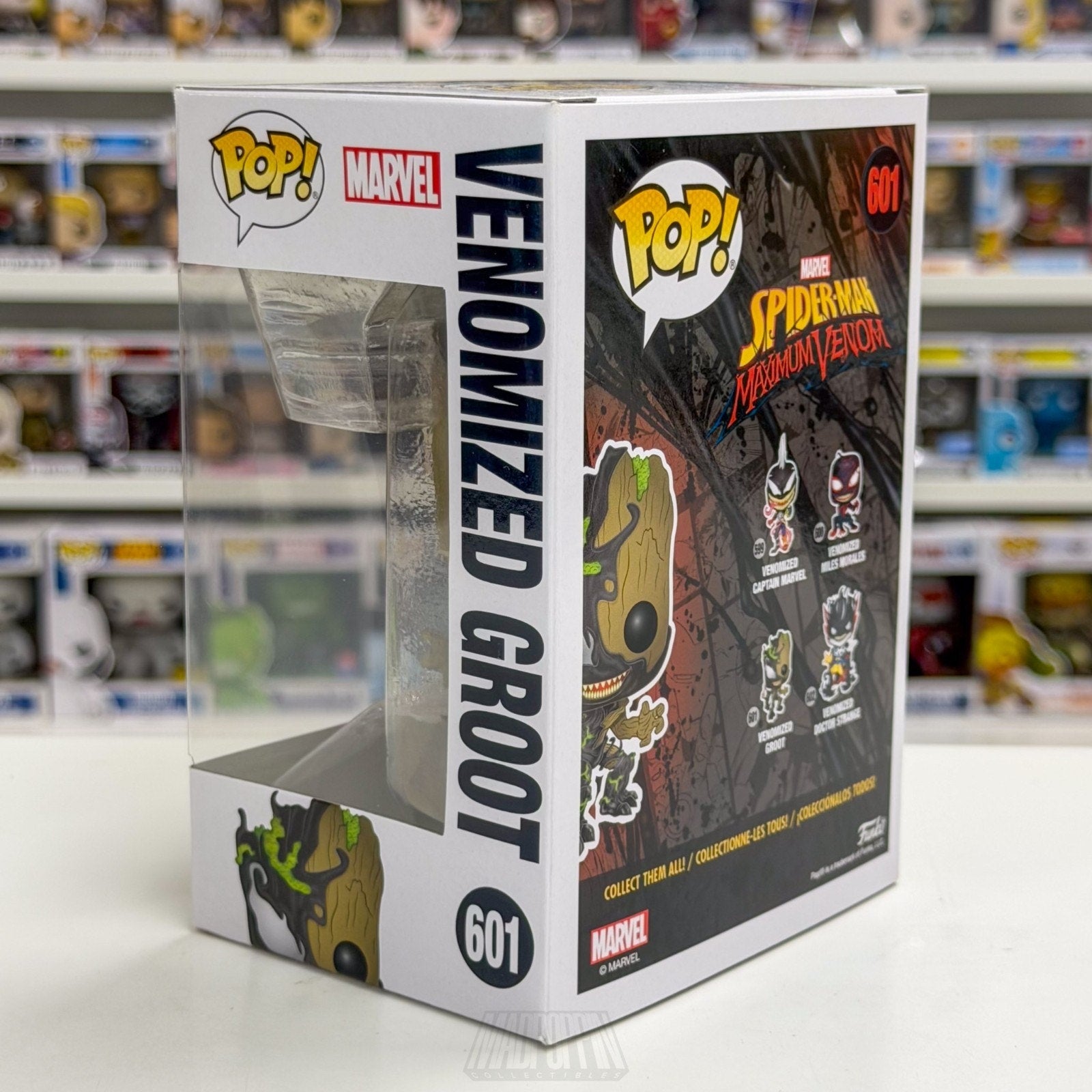 Funko Pop Marvel Spider-Man Maximum Venomized Groot 601 Symbiote Vinyl Figure
