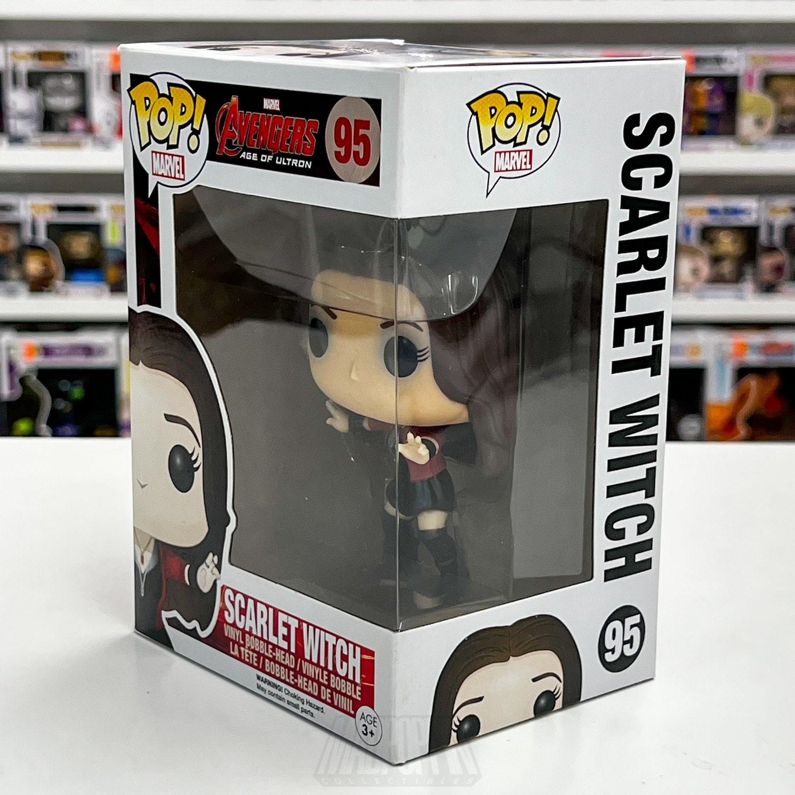 Funko Pop Marvel Avengers Age of Ultron Scarlet Witch 95 Vinyl Bobblehead Toy