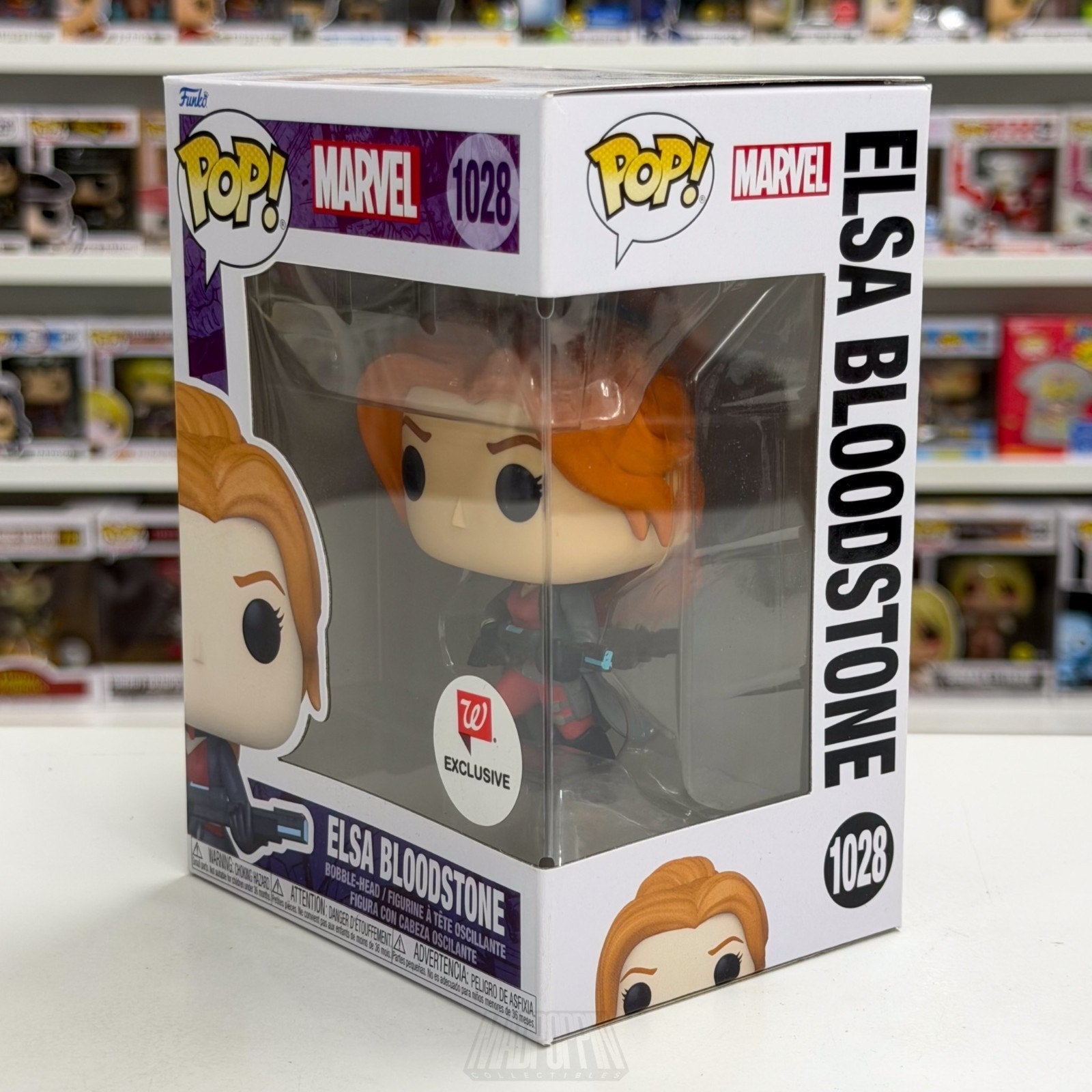 Funko Pop Marvel Elsa Bloodstone Walgreens 1028 Monster Hunter Toy Vinyl Figure
