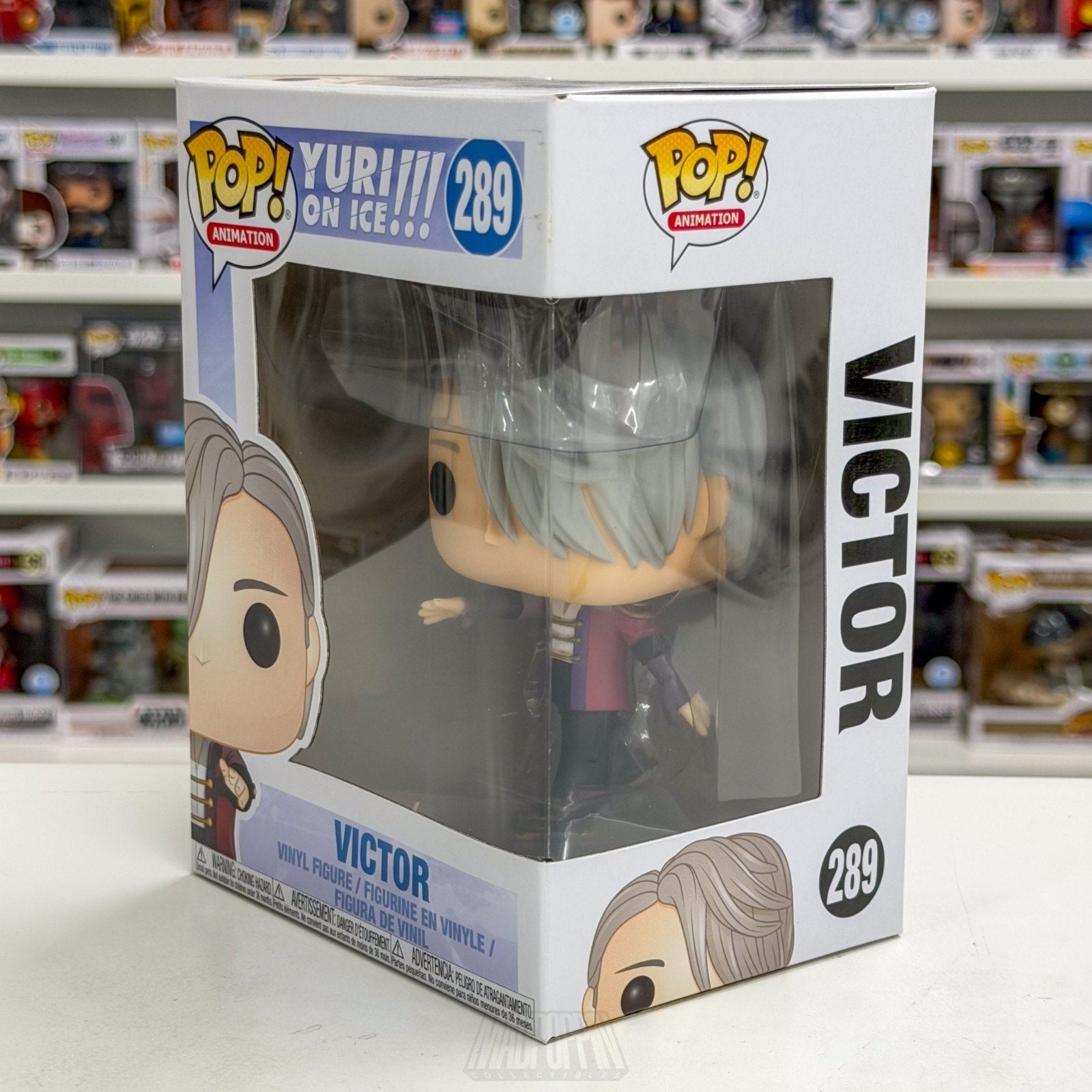 Funko Pop Anime Yuri on Ice Victor Nikiforov 289 Japan Manga Toy Skating Figure