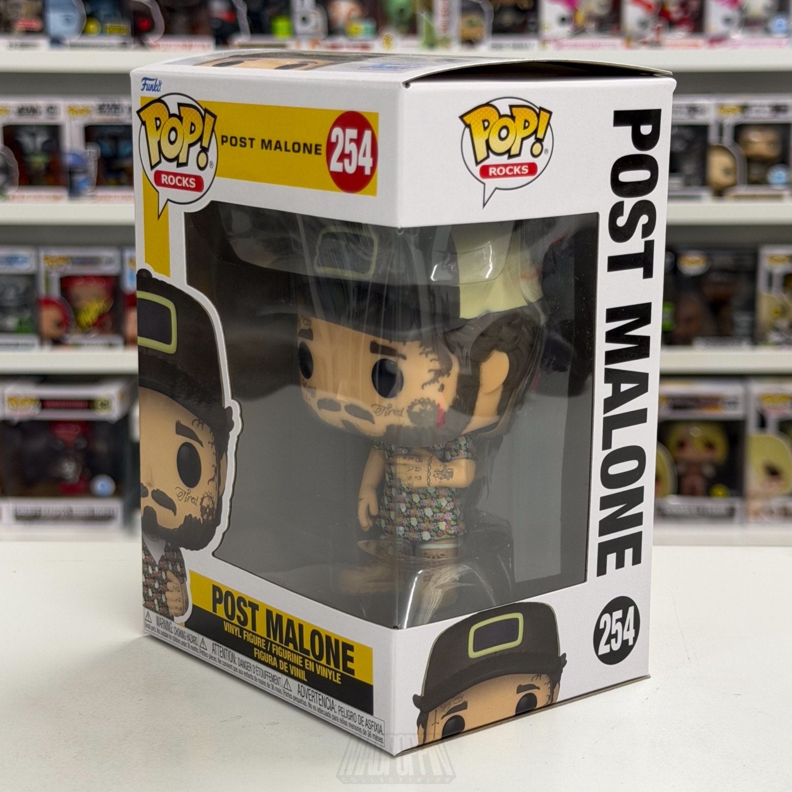 Funko Pop Rocks Post Malone Sundress 254 Music Country Rap Singer Vinyl Figure