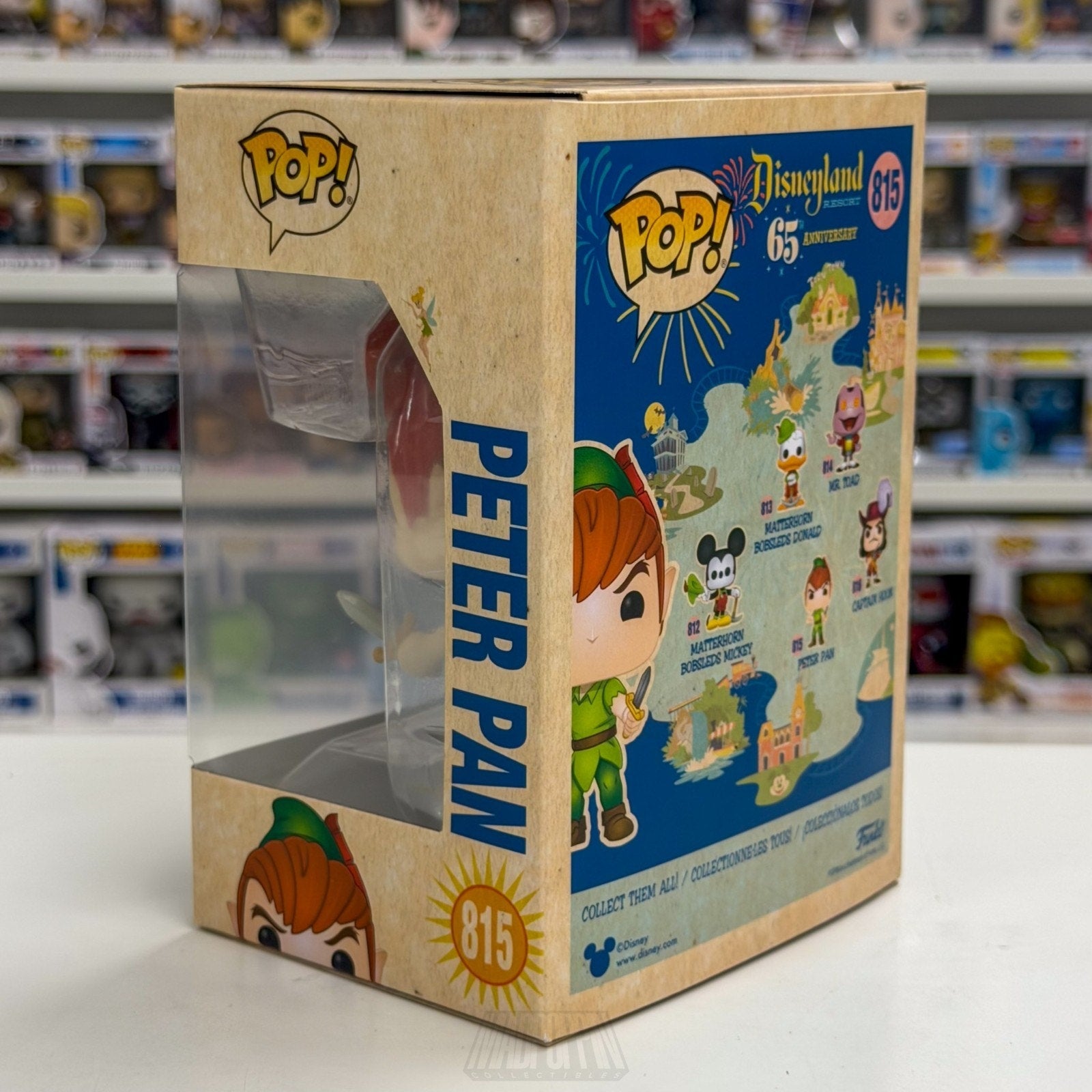Funko Pop Disneyland 65th Anniversary Peter Pan 815 Pirates Fantasy Vinyl Figure