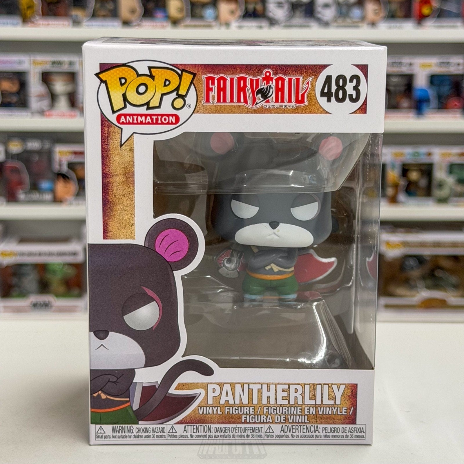Funko Pop Anime Fairy Tail Pantherlily 483 Japanese Manga Wizards Vinyl Figure