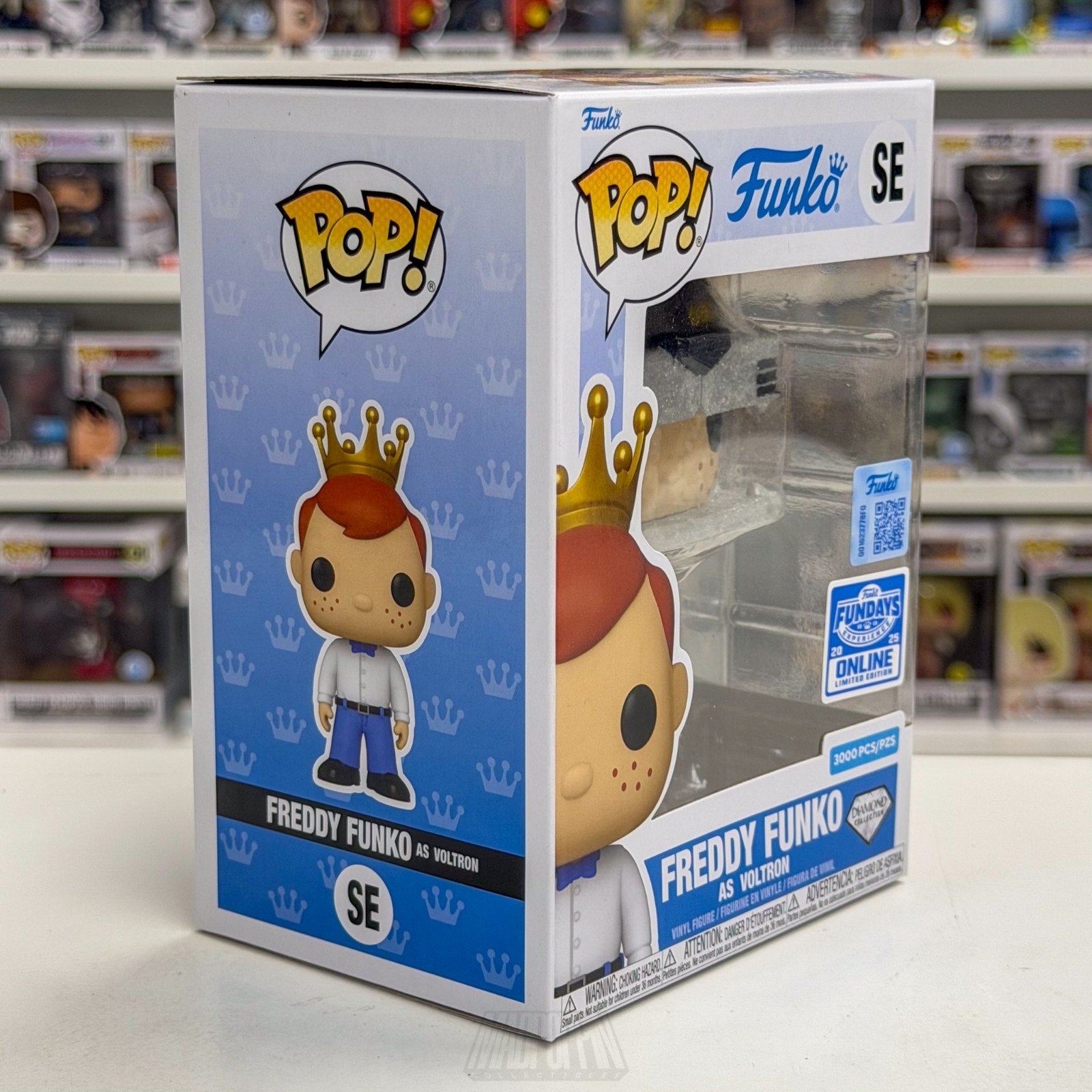 Funko Pop Fundays Experience Freddy Voltron Diamond Glitter SE Toy Vinyl Figure
