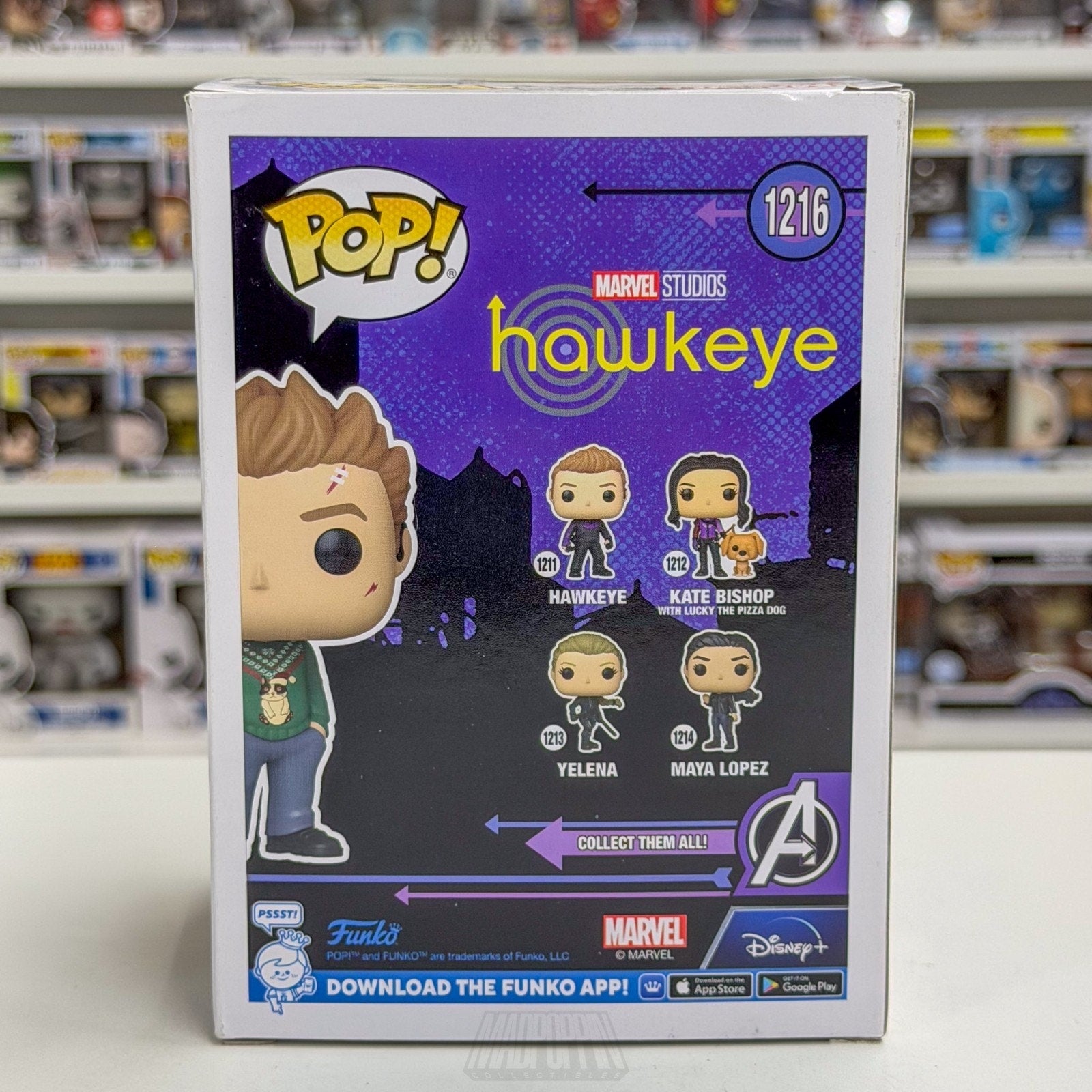Funko Pop Marvel Hawkeye Clint Barton Christmas Sweater Target 1216 Vinyl Figure