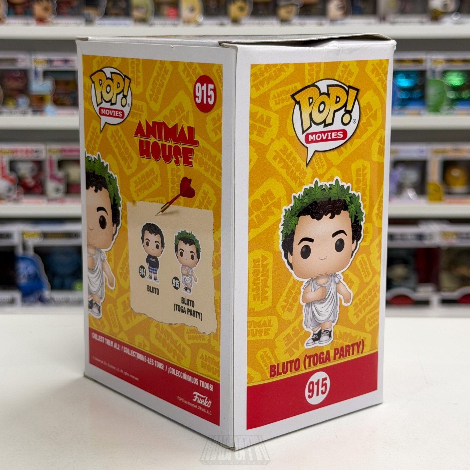Funko Pop Movies Animal House John Bluto Blutarsky Toga Party 915 Vinyl Figure