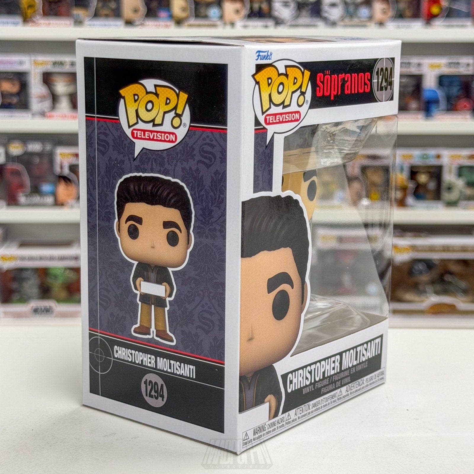 Funko Pop TV Sopranos Christopher Moltisanti 1294 Crime Mafia Toy Vinyl Figure