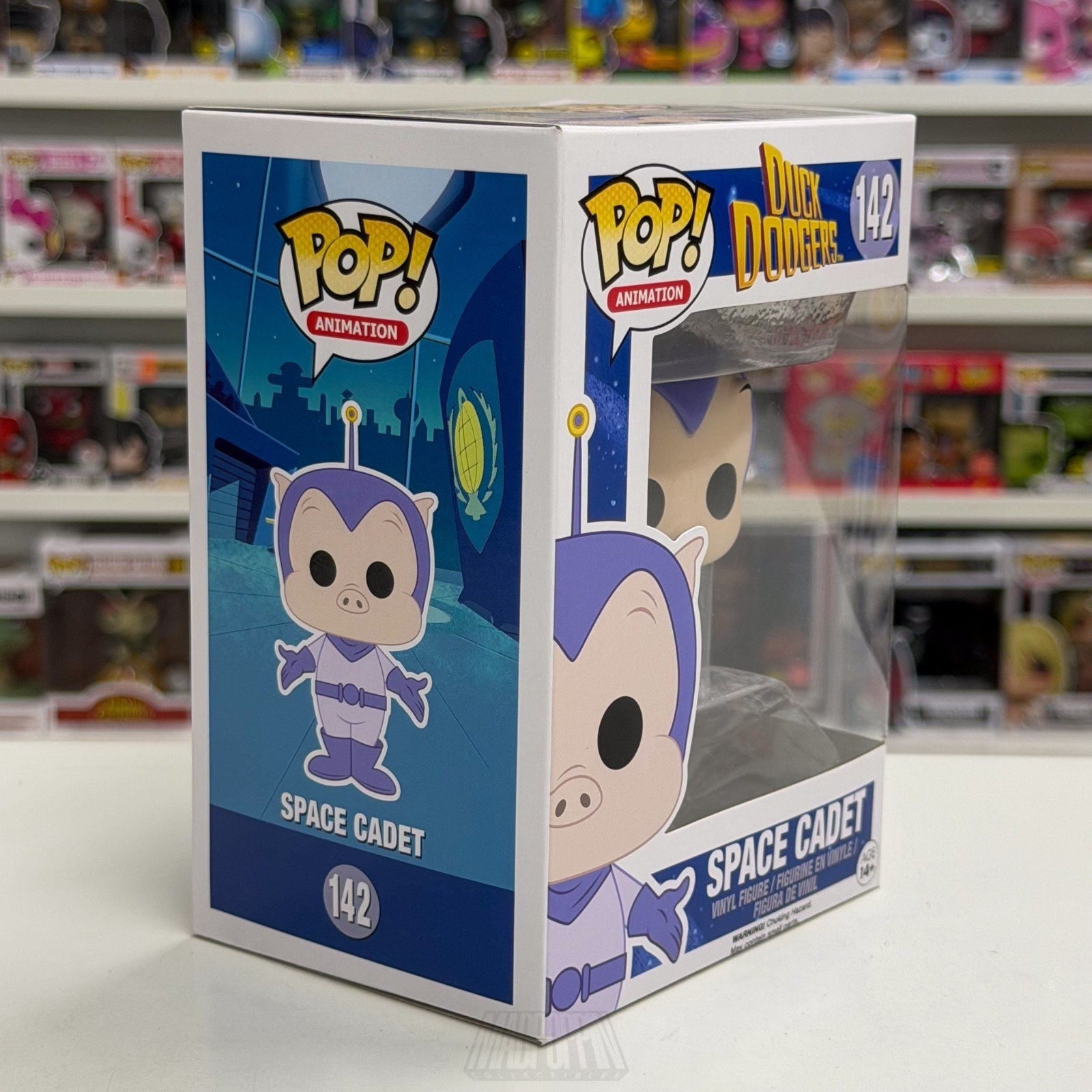 Funko Pop Animation Duck Dodgers Space Cadet 142 Looney Tunes Cartoon Toy Figure