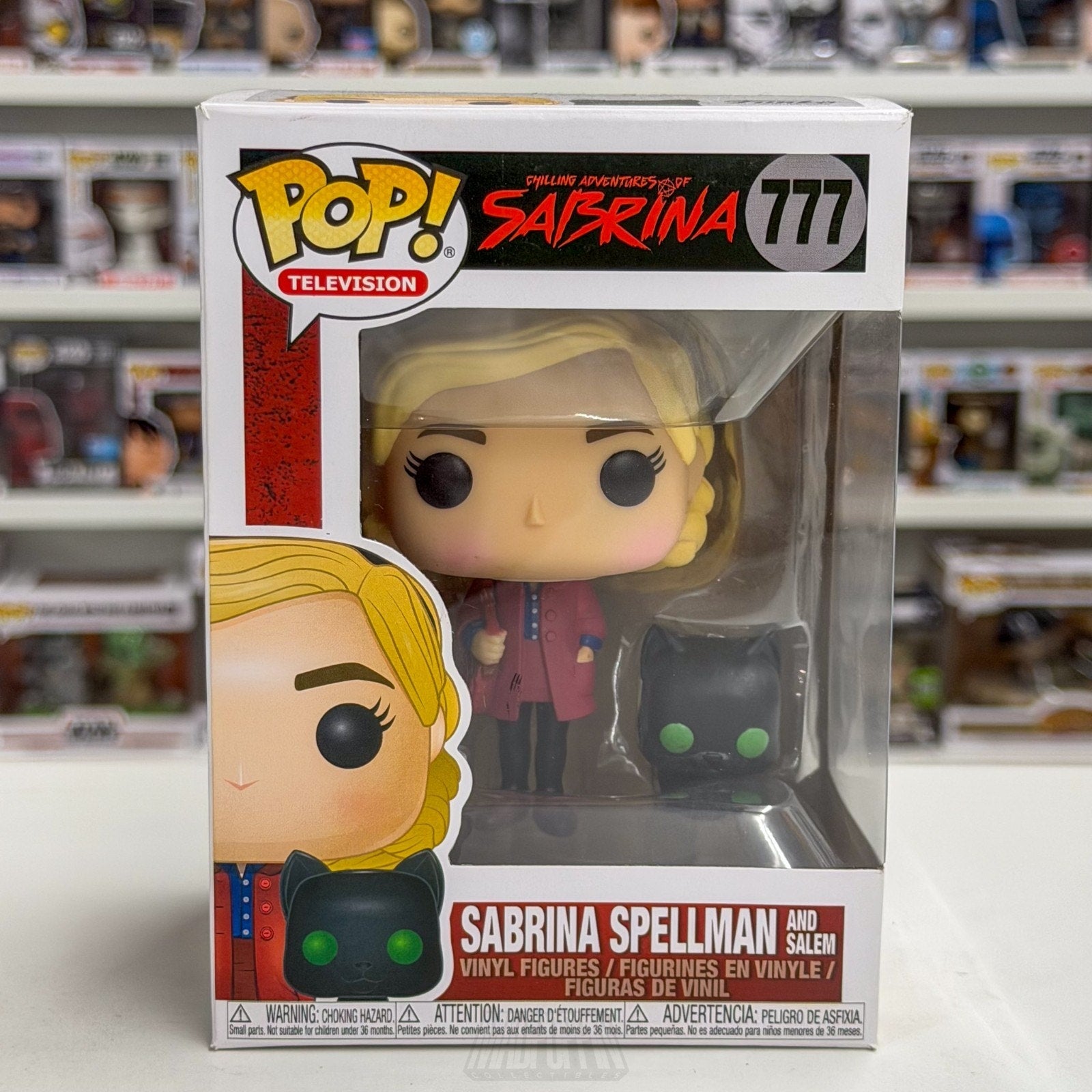 Funko Pop TV Chilling Adventures of Sabrina Spellman and Salem 777 Vinyl Figure