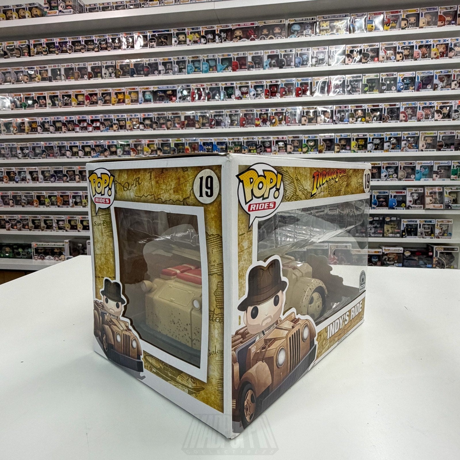 Funko Pop Disney Parks Ride Indiana Jones Adventure Indy's Ride 19 Vinyl Figure