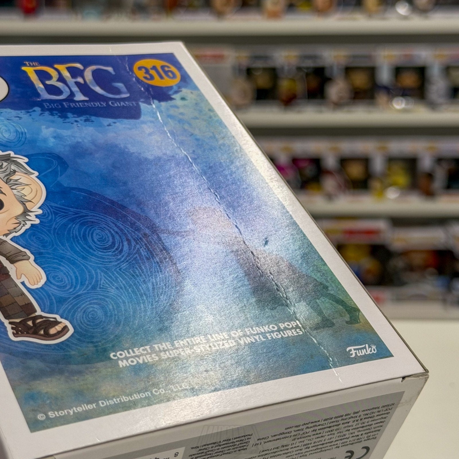 Funko Pop Movies The BFG Big Friendly Giant 316 Fantasy Vaulted Toy Vinyl Figure