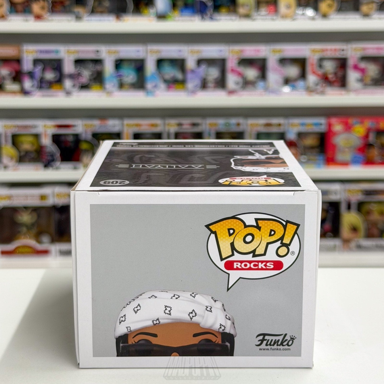 Funko Pop Rocks Aaliyah 209 Princess of R&B Singer Music MTV Toy Vinyl Figure