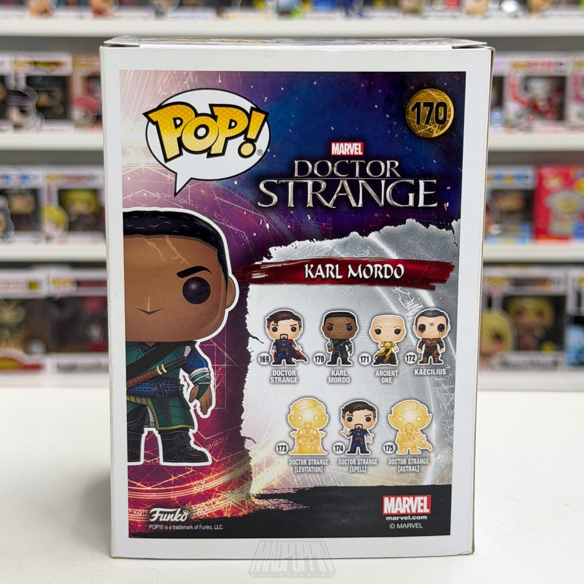 Funko Pop Marvel Doctor Strange Karl Mordo 170 Masters Mystic Arts Vinyl Figure