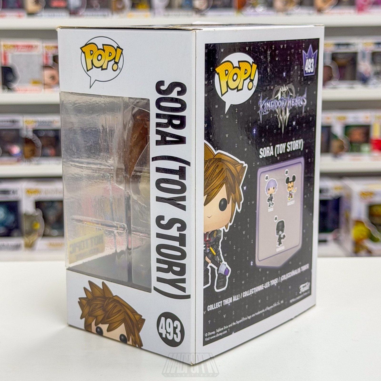 Funko Pop Disney Games Kingdom Hearts Sora Toy Story Hot Topic 493 Vinyl Figure