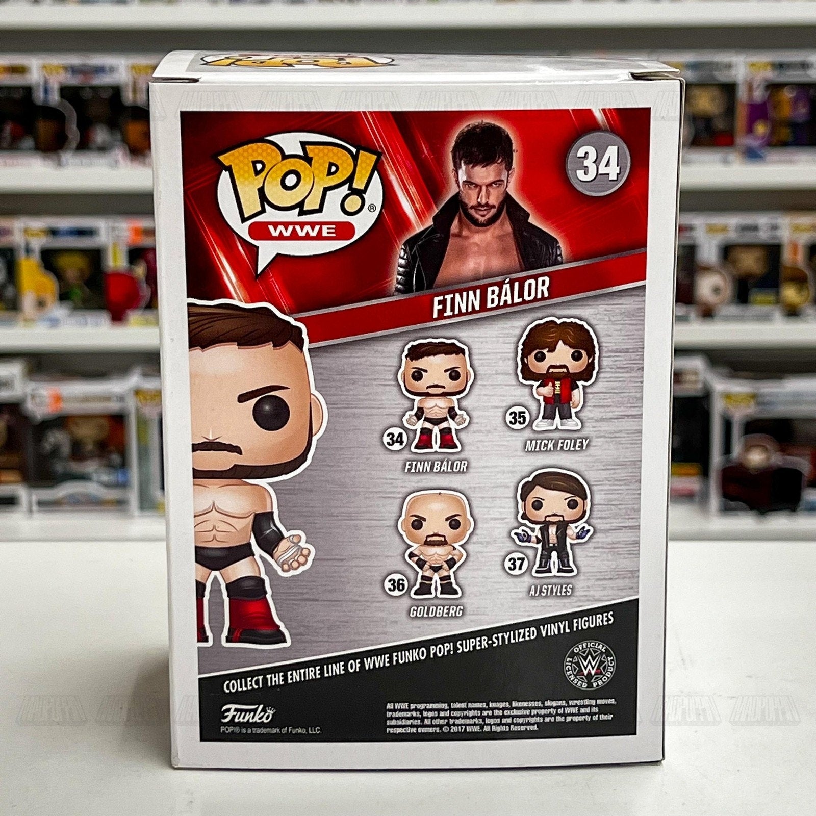 Funko Pop WWE Finn Balor 34 NXT SmackDown Wrestling Champ Vaulted Vinyl Figure