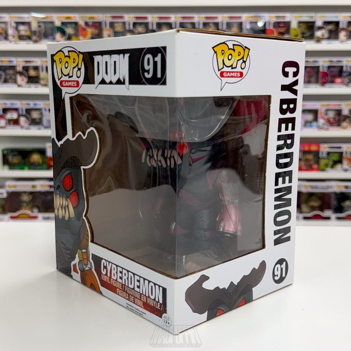 Funko Pop Games Doom Cyberdemon 91 Space Monster Final Boss Toy Vinyl 6" Figure