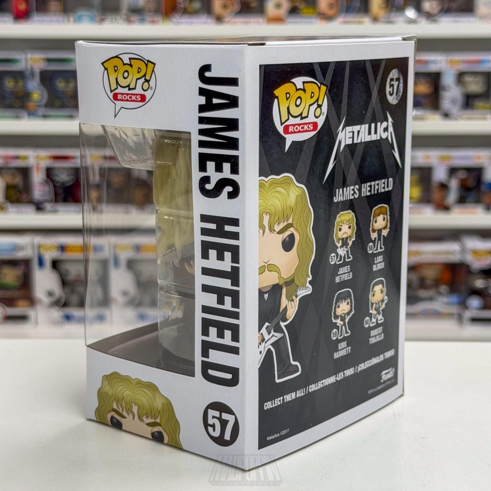 Funko Pop Rocks Metallica James Hetfield 57 Heavy Metal Thrash Band Vinyl figure
