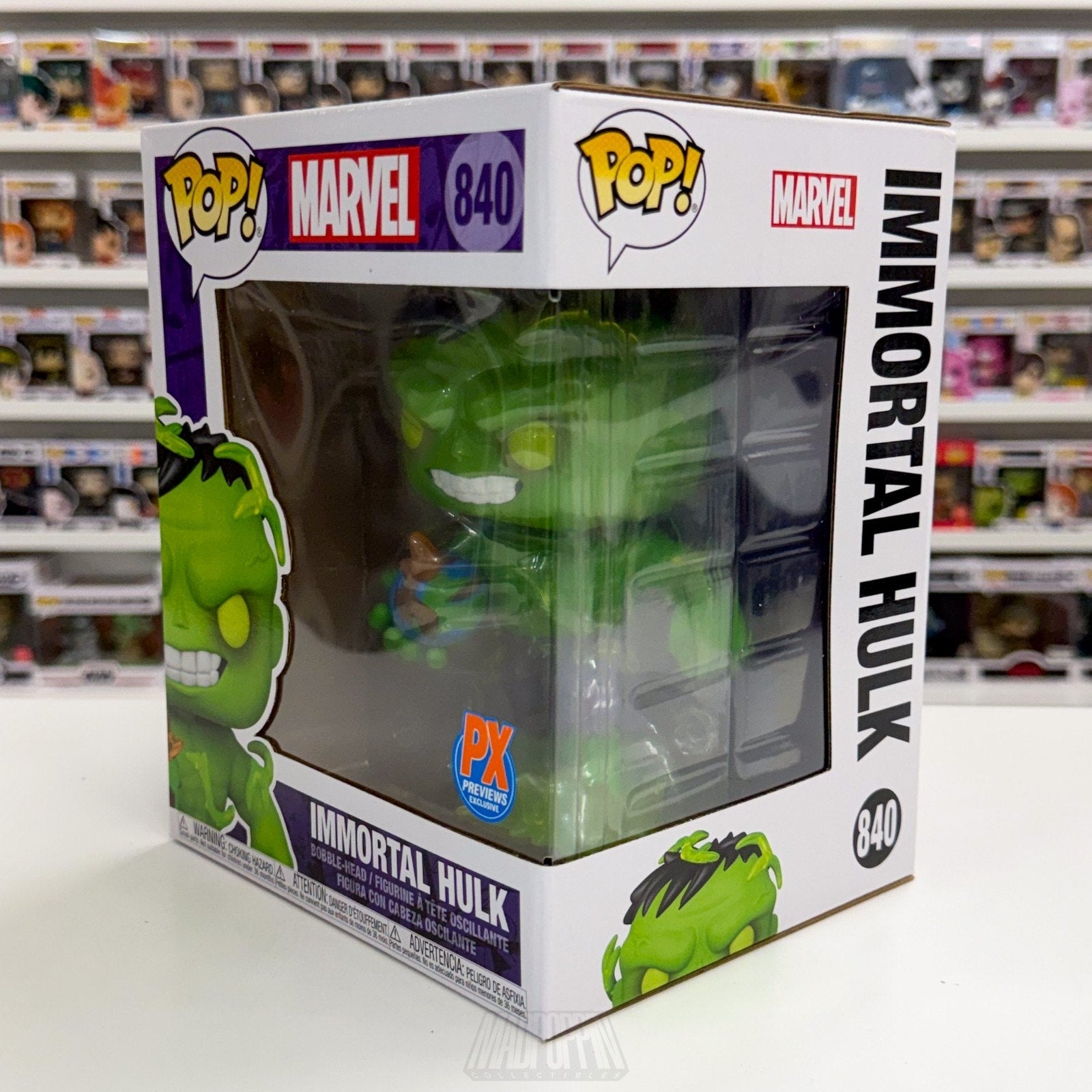 Funko Pop Marvel Immortal Hulk Previews PX Exclusive 840 Horror Vinyl 6" Figure