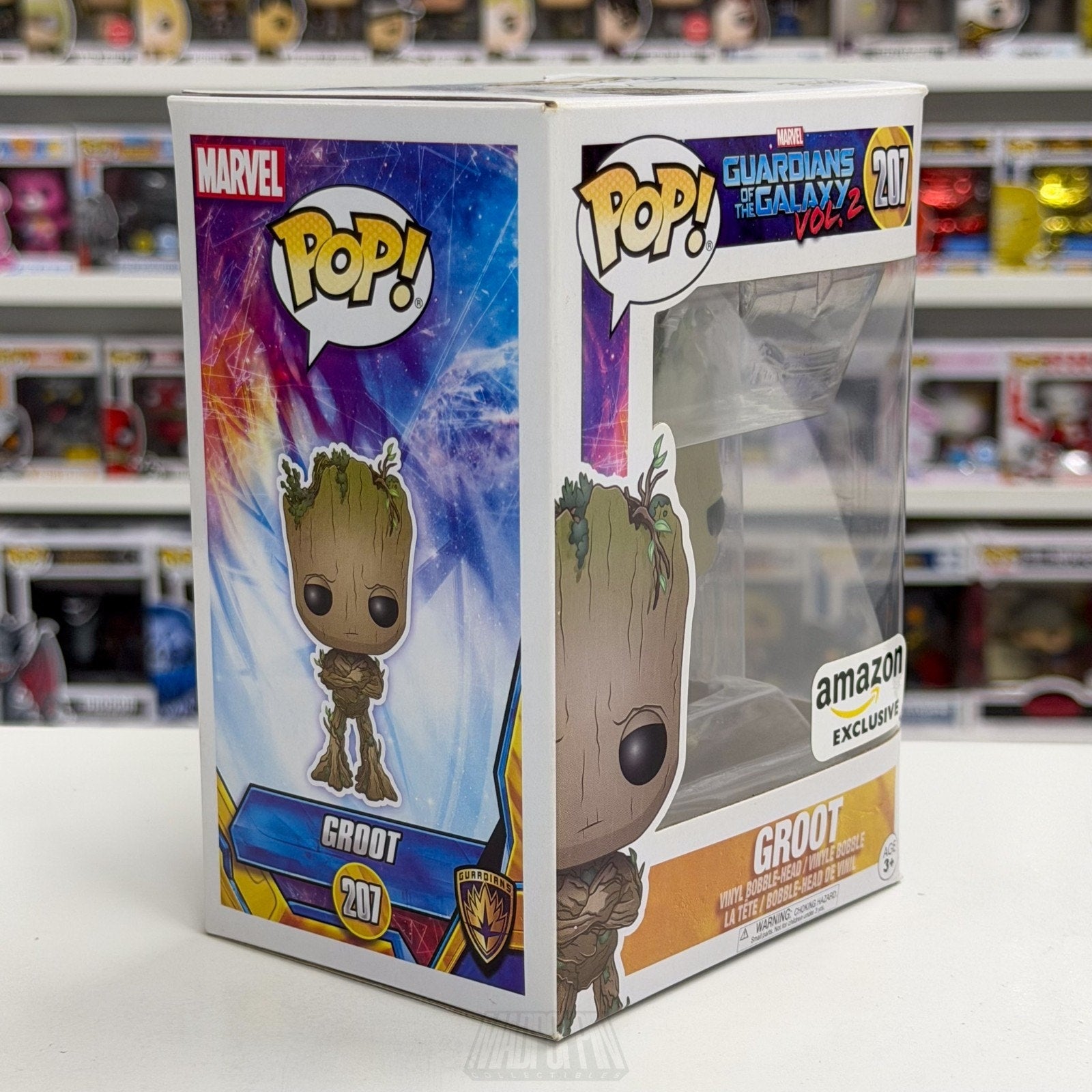 Funko Pop Marvel Guardians of the Galaxy Vol 2 Groot Adolescent 207 Vinyl Figure