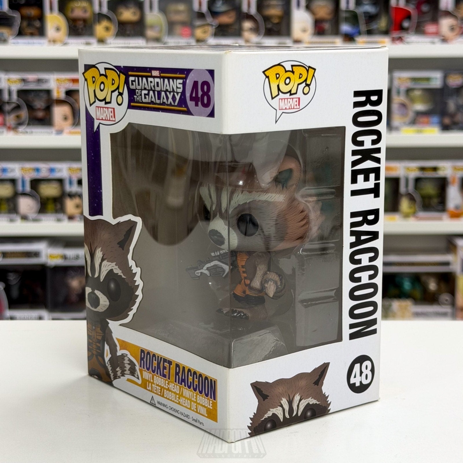 Funko Pop Marvel Guardians of the Galaxy Rocket Raccoon 48 GOTG Toy Vinyl Figure