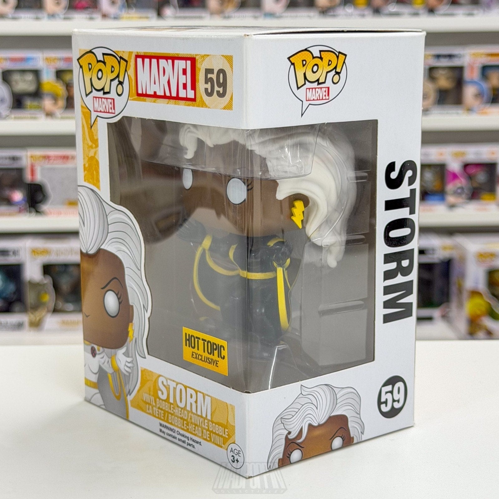 Funko Pop Marvel X-Men Storm Black Suit Hot Topic 59 Mutant Hero Vinyl Figure