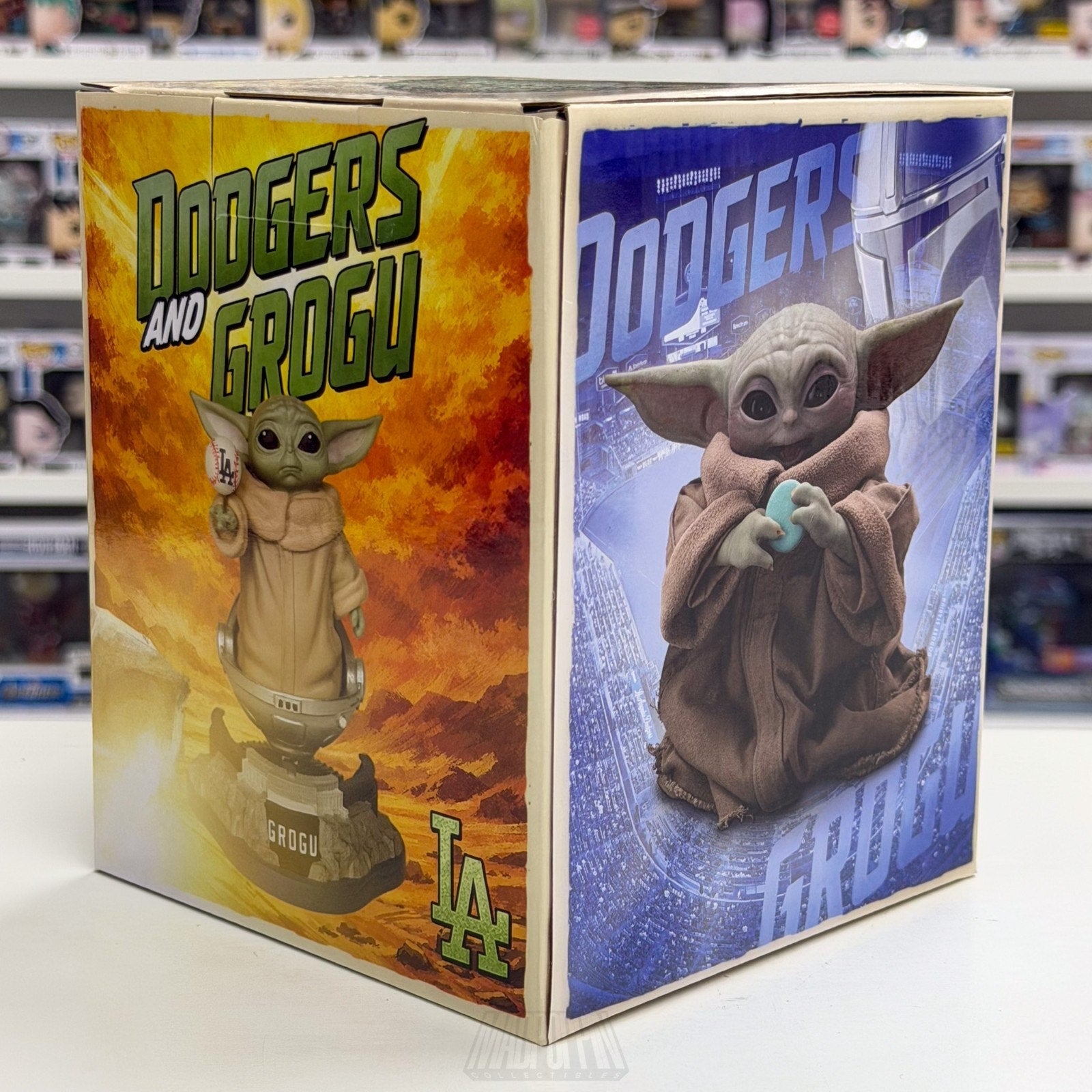 Los Angeles Dodgers Star Wars Grogu Bobblehead Exclusive Giveaway Baby Yoda Toy