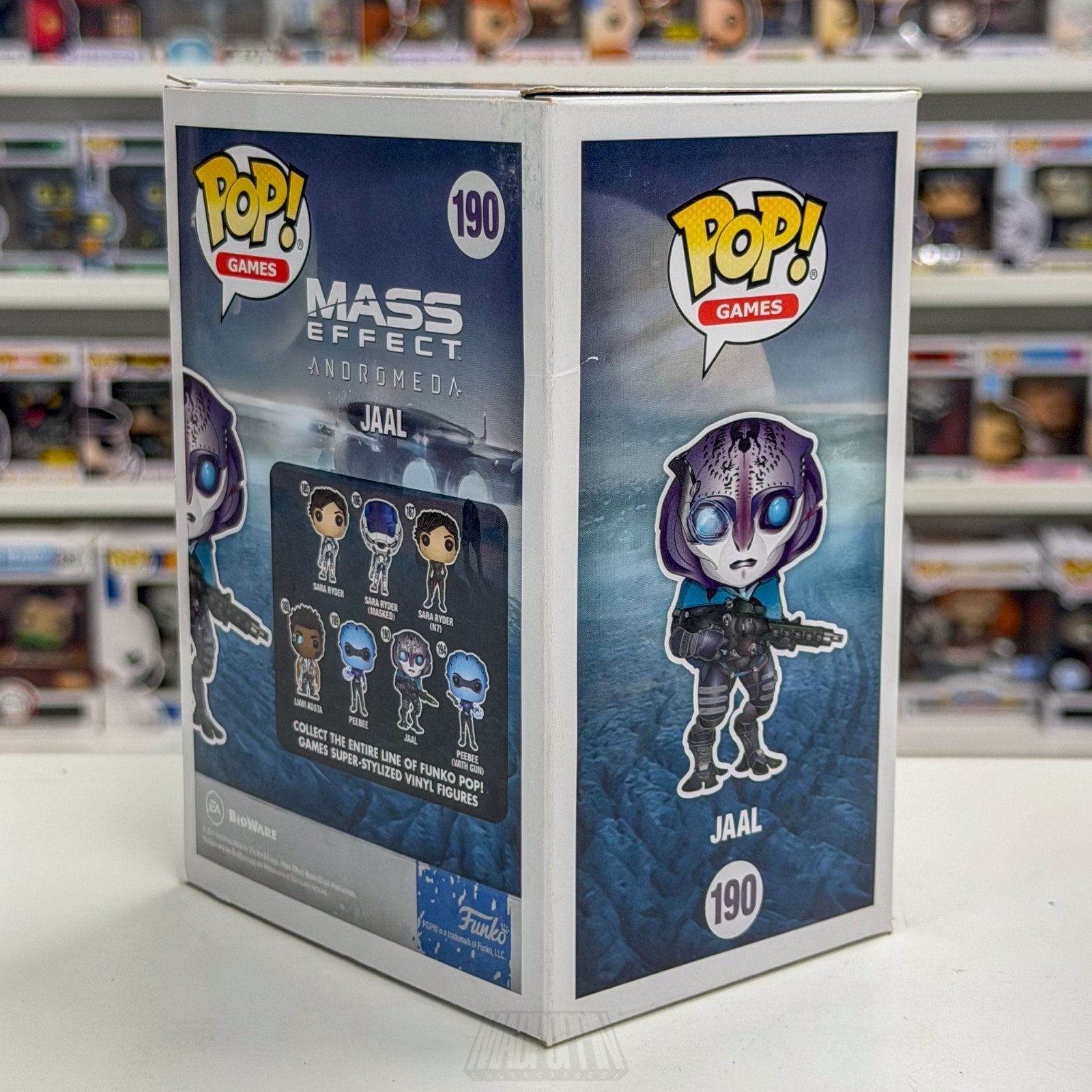 Funko Pop Video Games Mass Effect Andromeda Jaal 190 Action Sci-Fi Vinyl Figure
