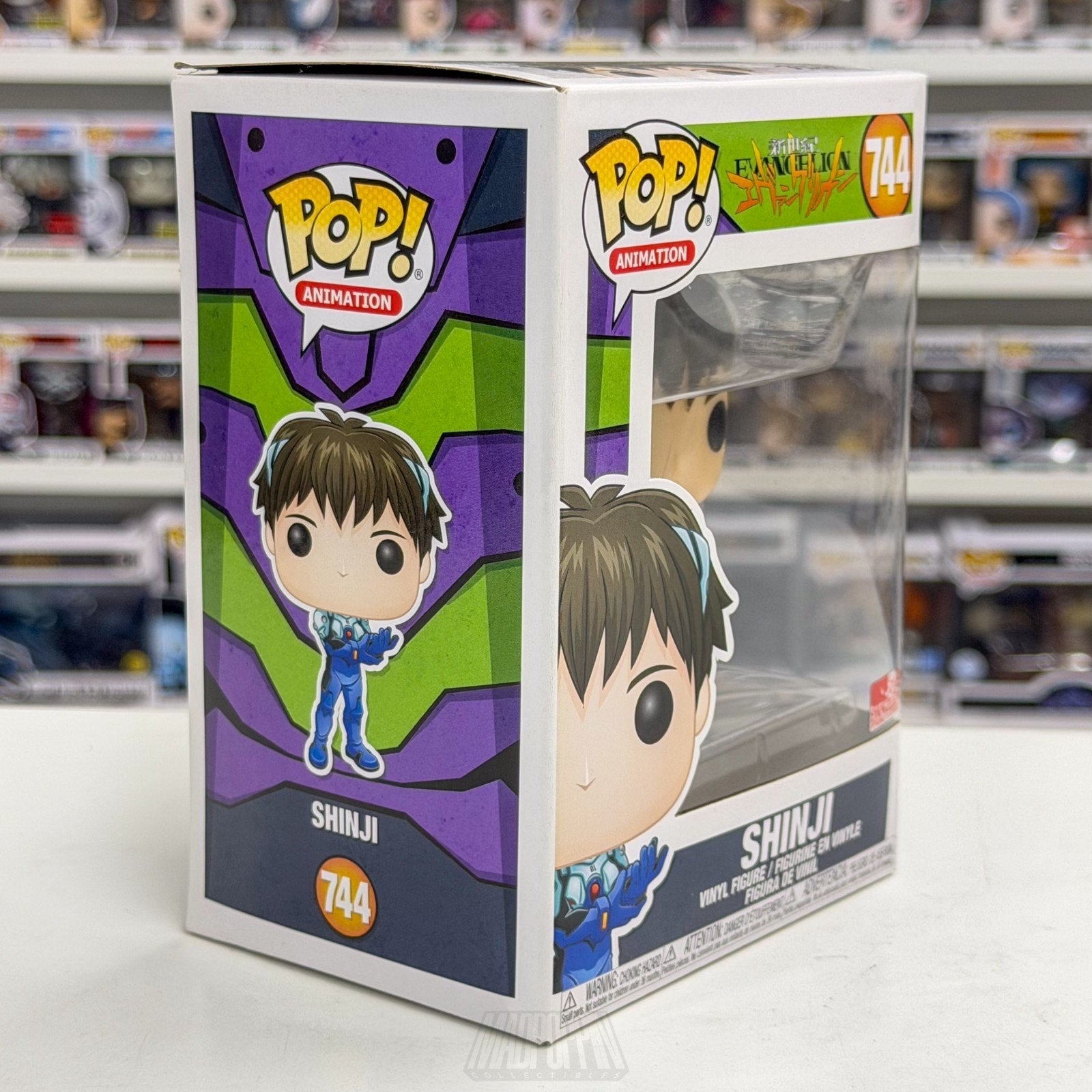 Funko Pop Anime Neon Genesis Evangelion Shinji 744 Japanese Manga Vinyl Figure