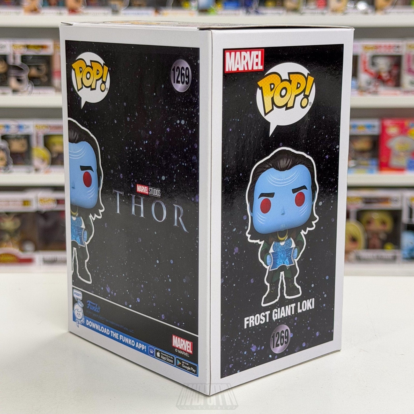 Funko Pop Marvel Frost Giant Loki Glow Entertainment Earth 1269 Toy Vinyl Figure
